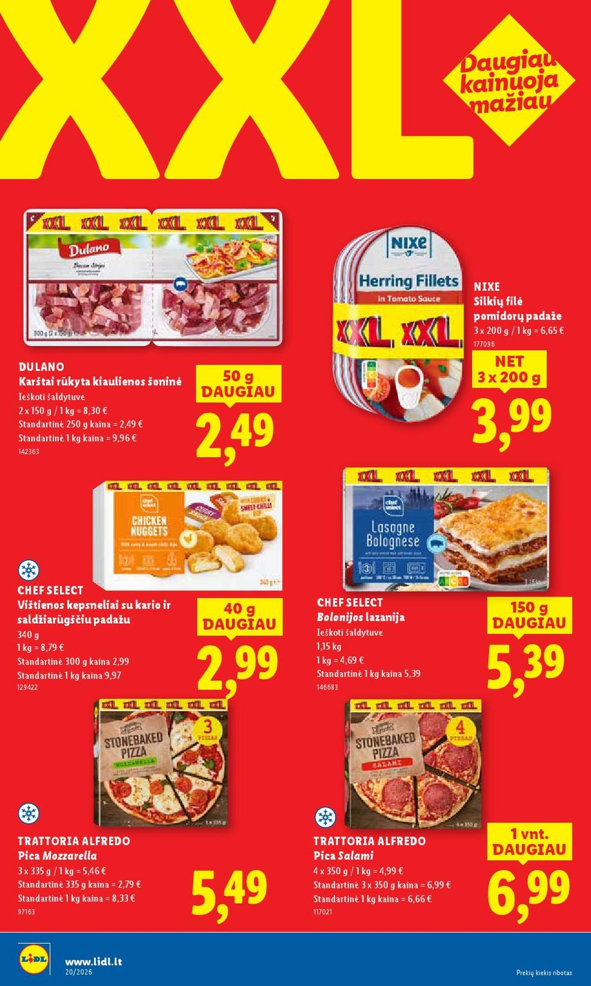 LIDL - Maisto prekių pasiūlymai (2026 05 11 - 2026 05 17)