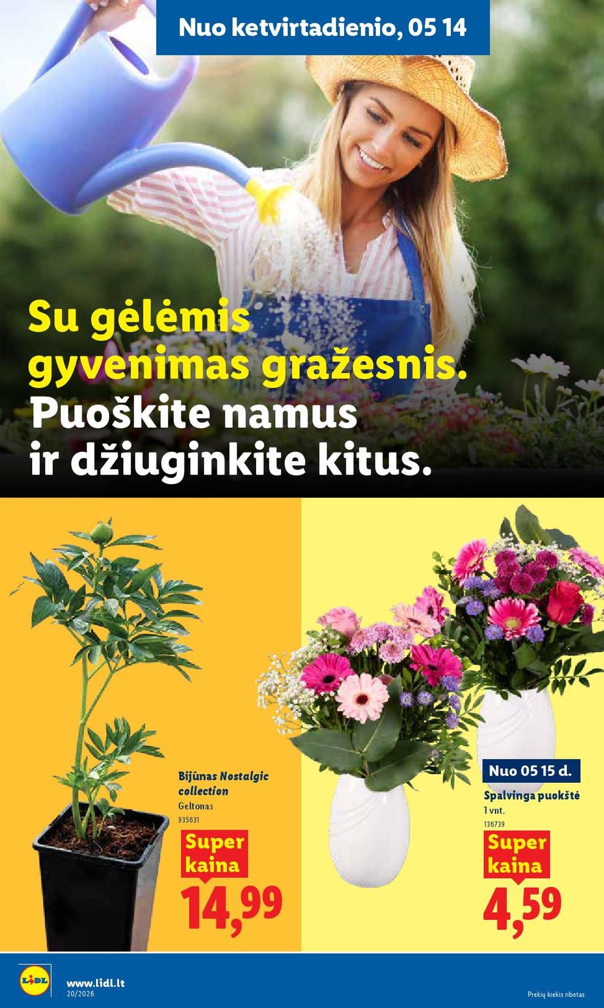 LIDL - Maisto prekių pasiūlymai (2026 05 11 - 2026 05 17)