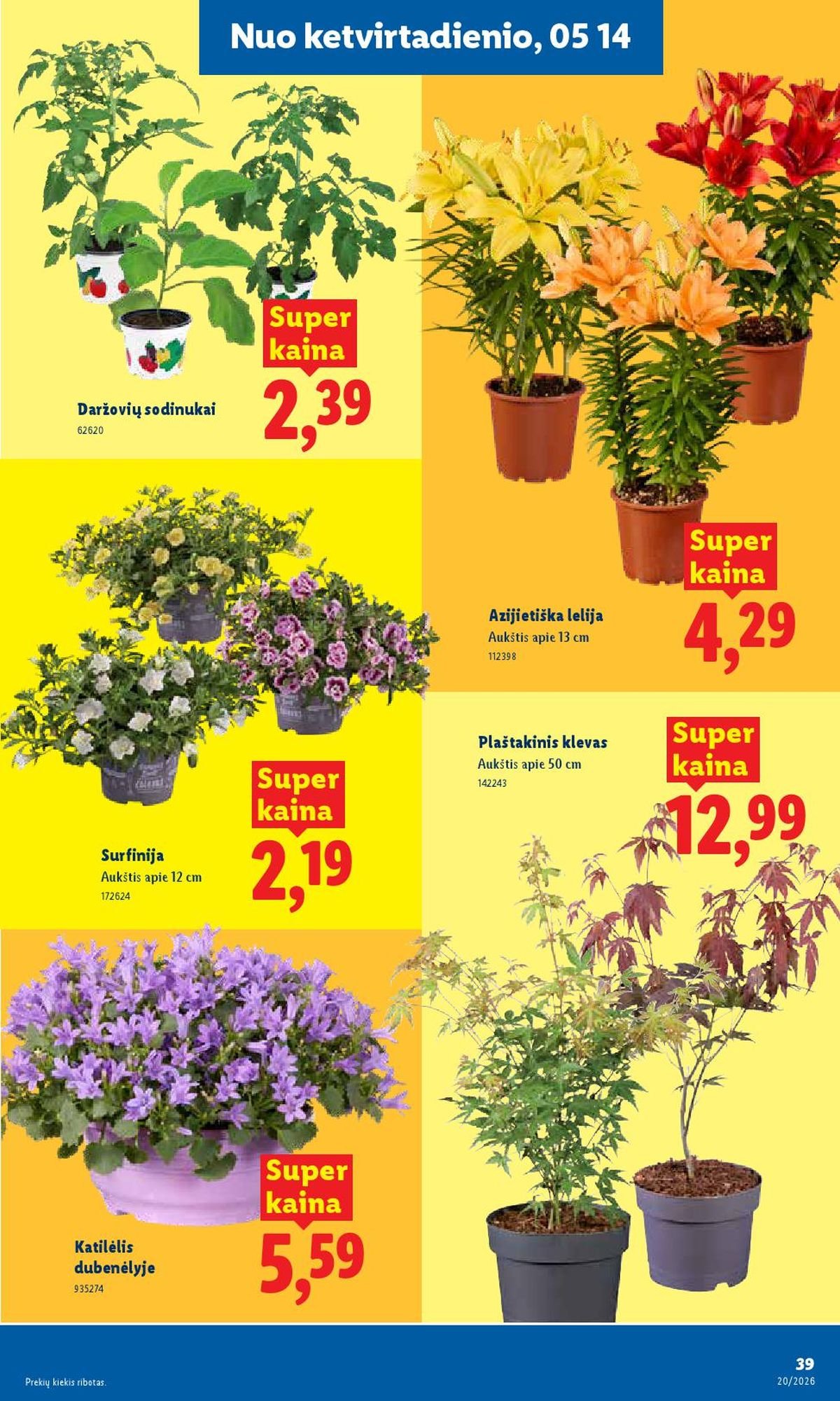 LIDL - Maisto prekių pasiūlymai (2026 05 11 - 2026 05 17)