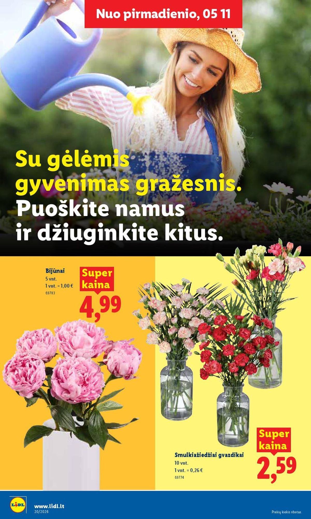 LIDL - Maisto prekių pasiūlymai (2026 05 11 - 2026 05 17)