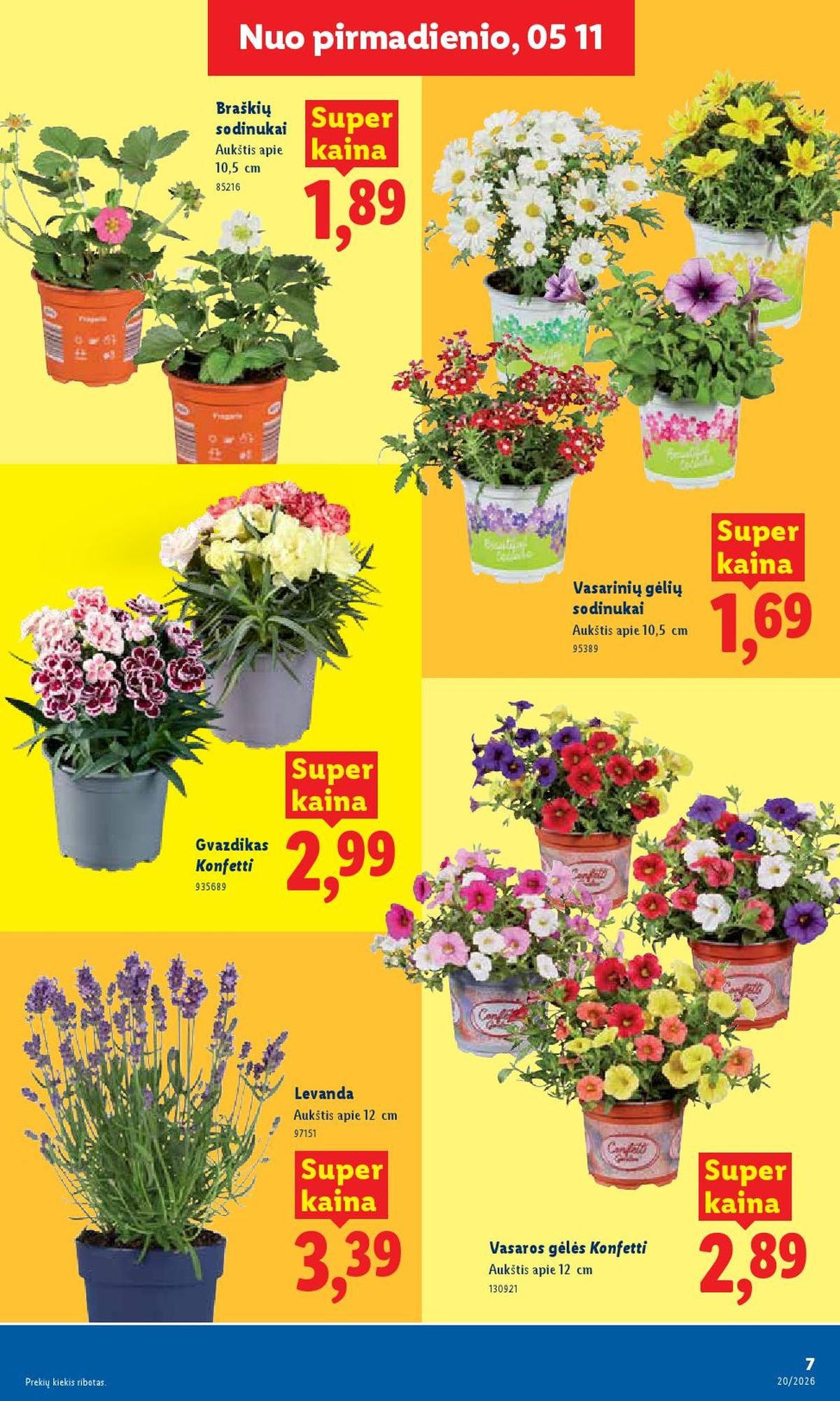 LIDL - Maisto prekių pasiūlymai (2026 05 11 - 2026 05 17)