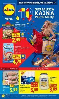 LIDL - Maisto prekių pasiūlymai (2026 05 11 - 2026 05 17)