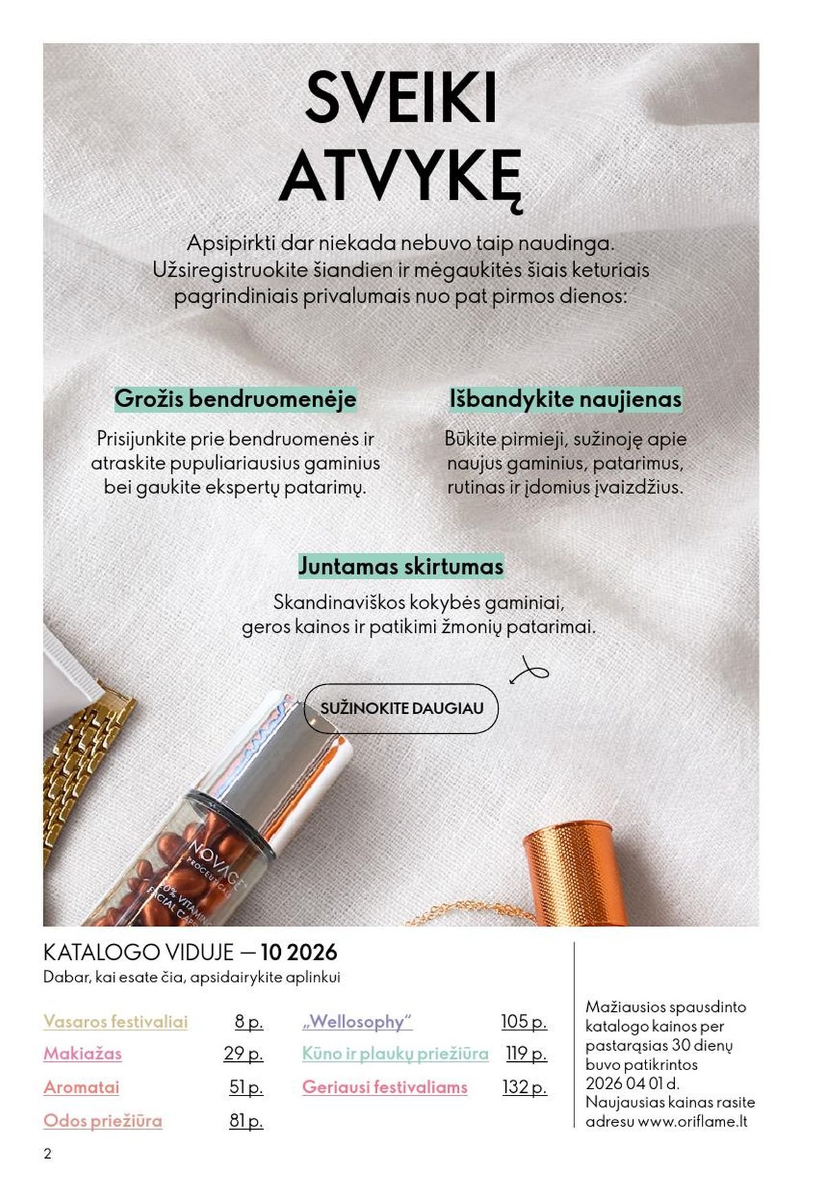 ORIFLAME - Katalogas (2026 07 15 - 2026 08 04)