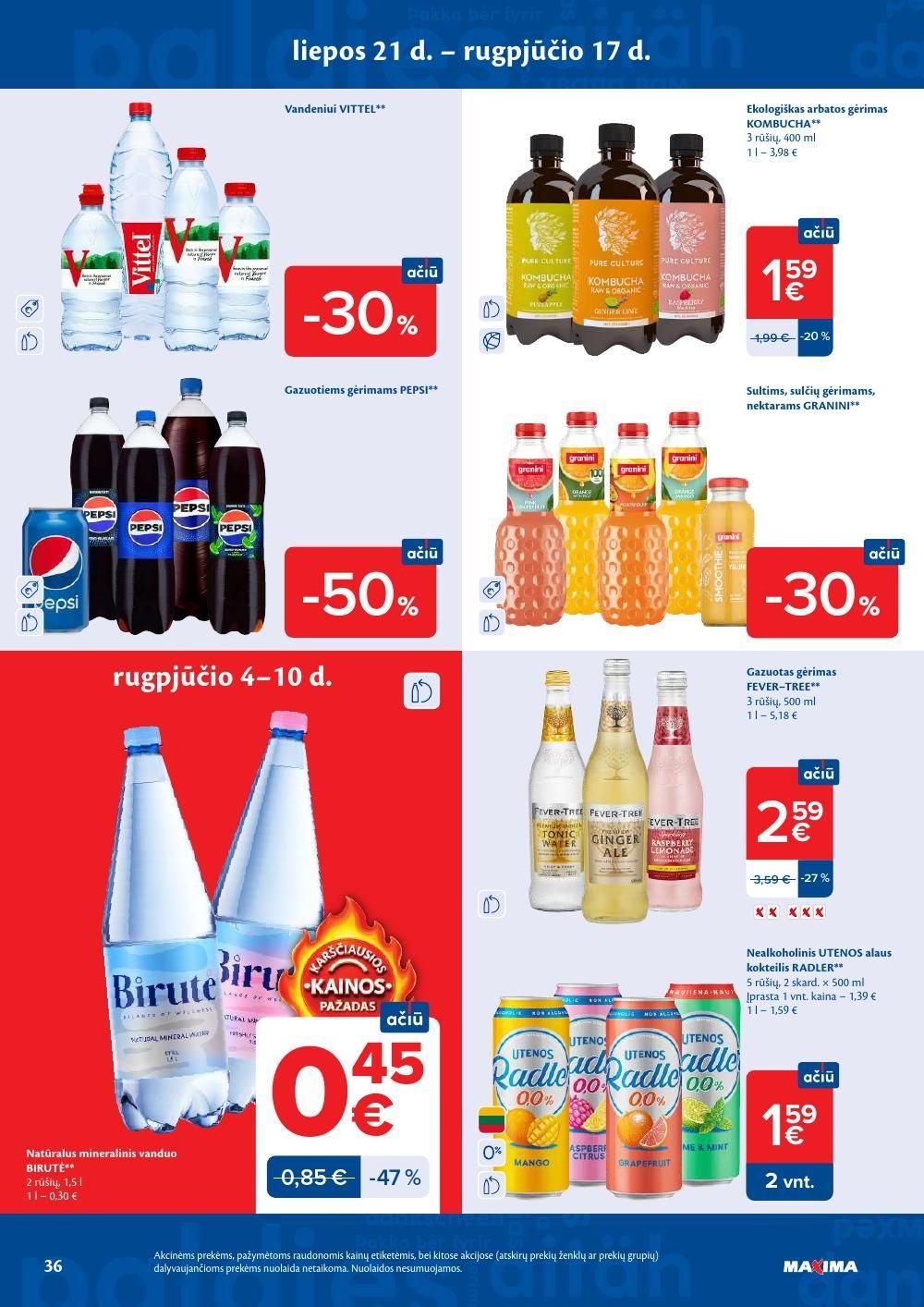 MAXIMA - Kaininis leidinys Nr.32 (2026 08 04 - 2026 08 10)