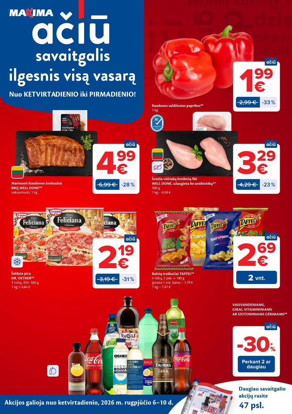 MAXIMA - Kaininis leidinys Nr.32 (2026 08 04 - 2026 08 10)