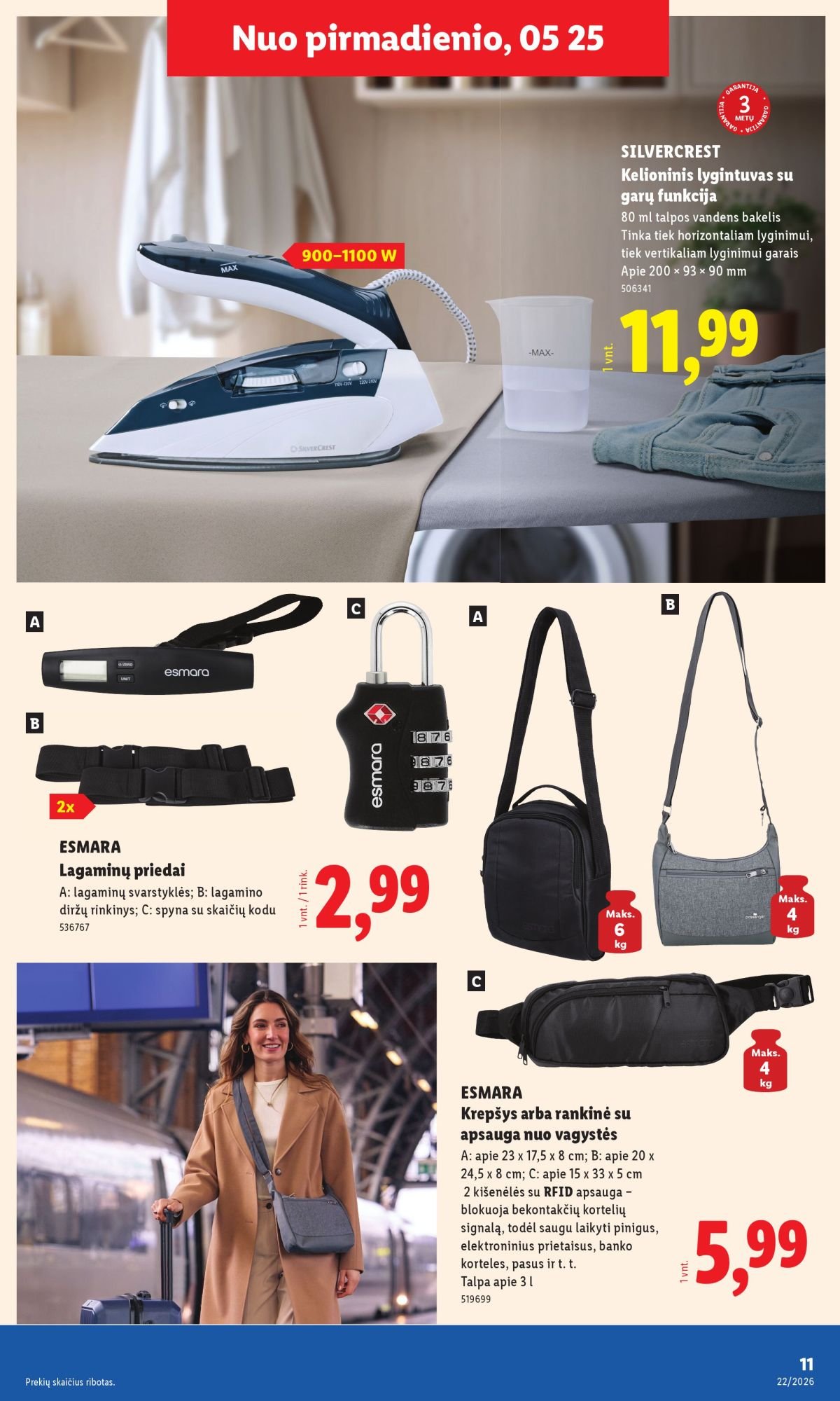 LIDL - Ne maisto prekių pasiūlymai (2026 05 25 - 2026 05 31)