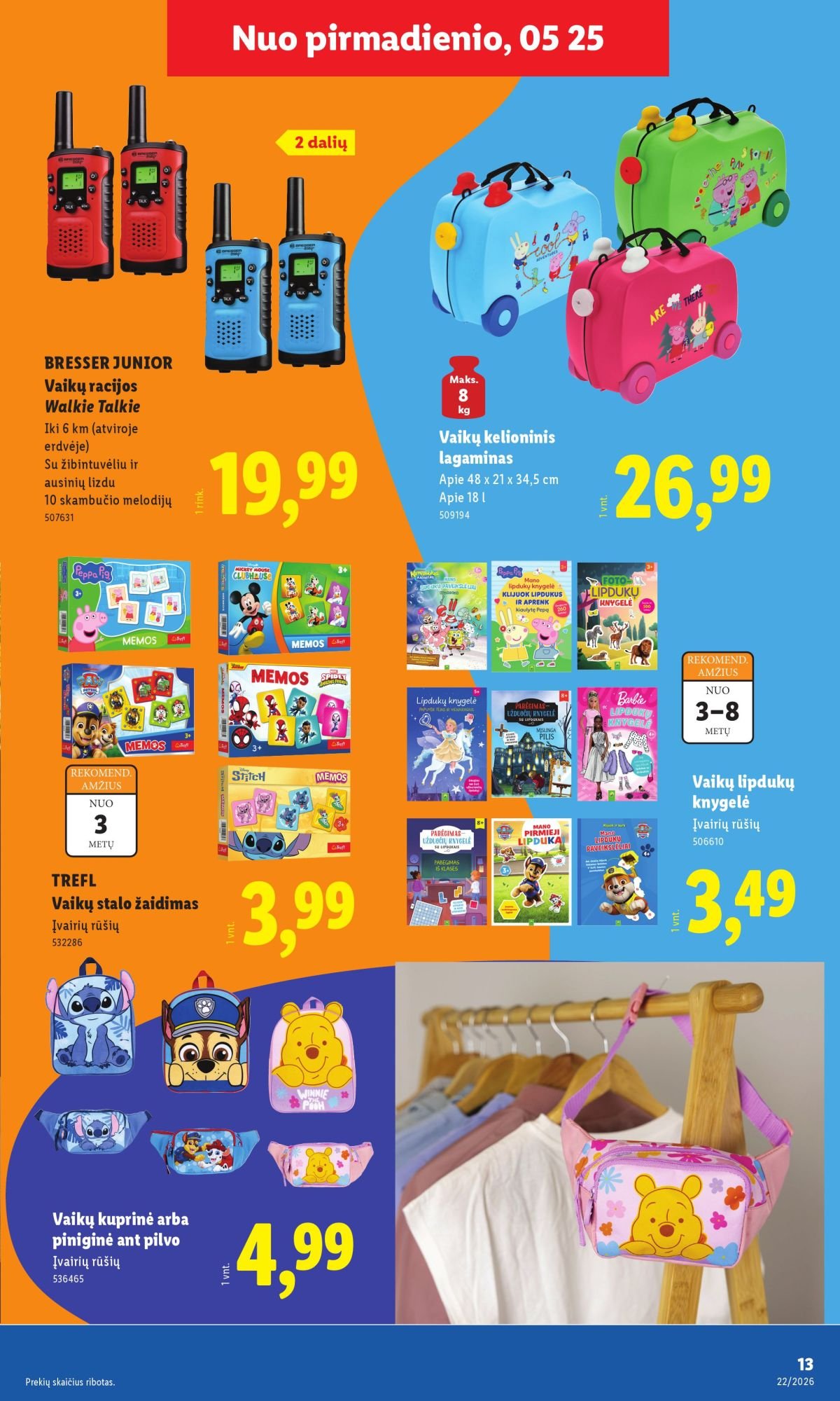 LIDL - Ne maisto prekių pasiūlymai (2026 05 25 - 2026 05 31)