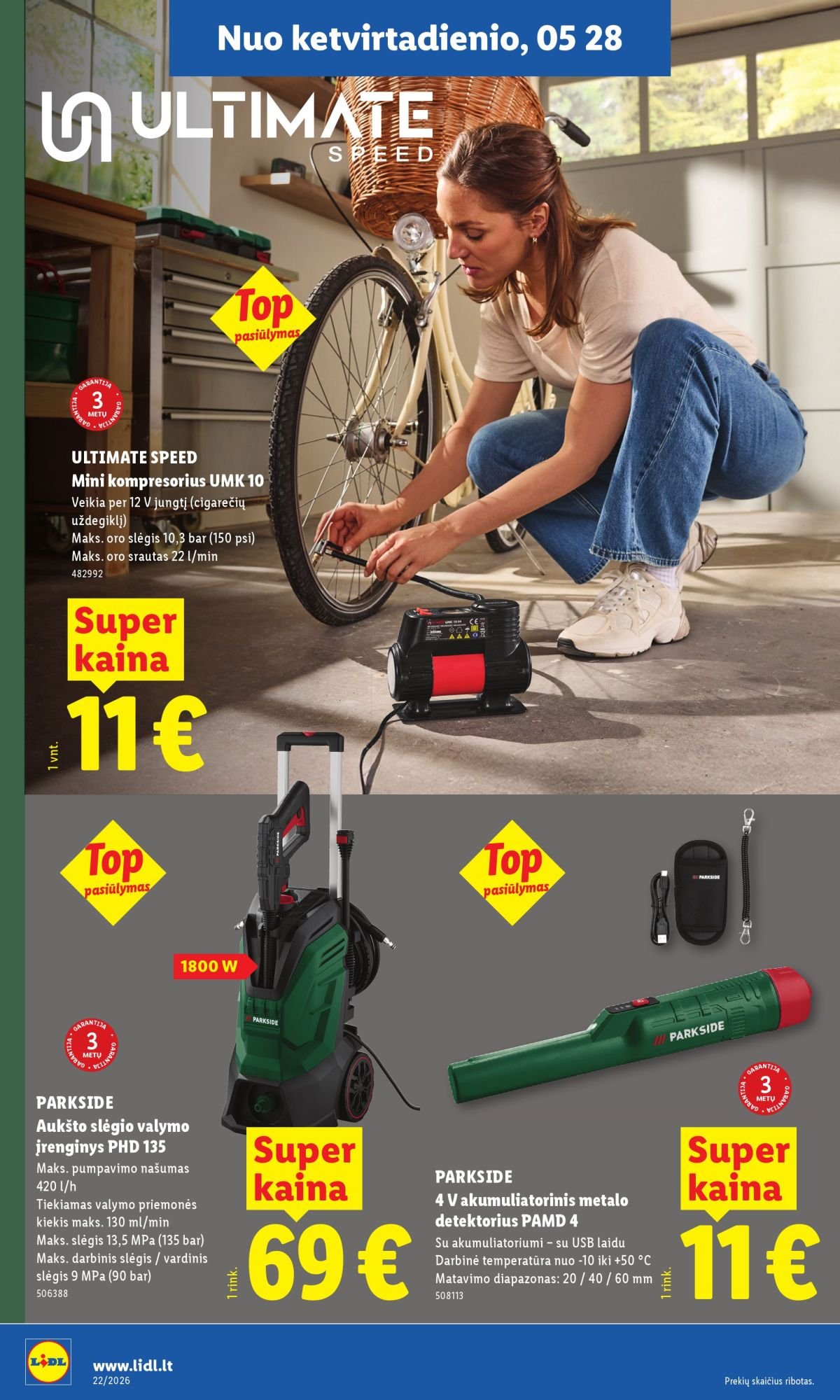 LIDL - Ne maisto prekių pasiūlymai (2026 05 25 - 2026 05 31)