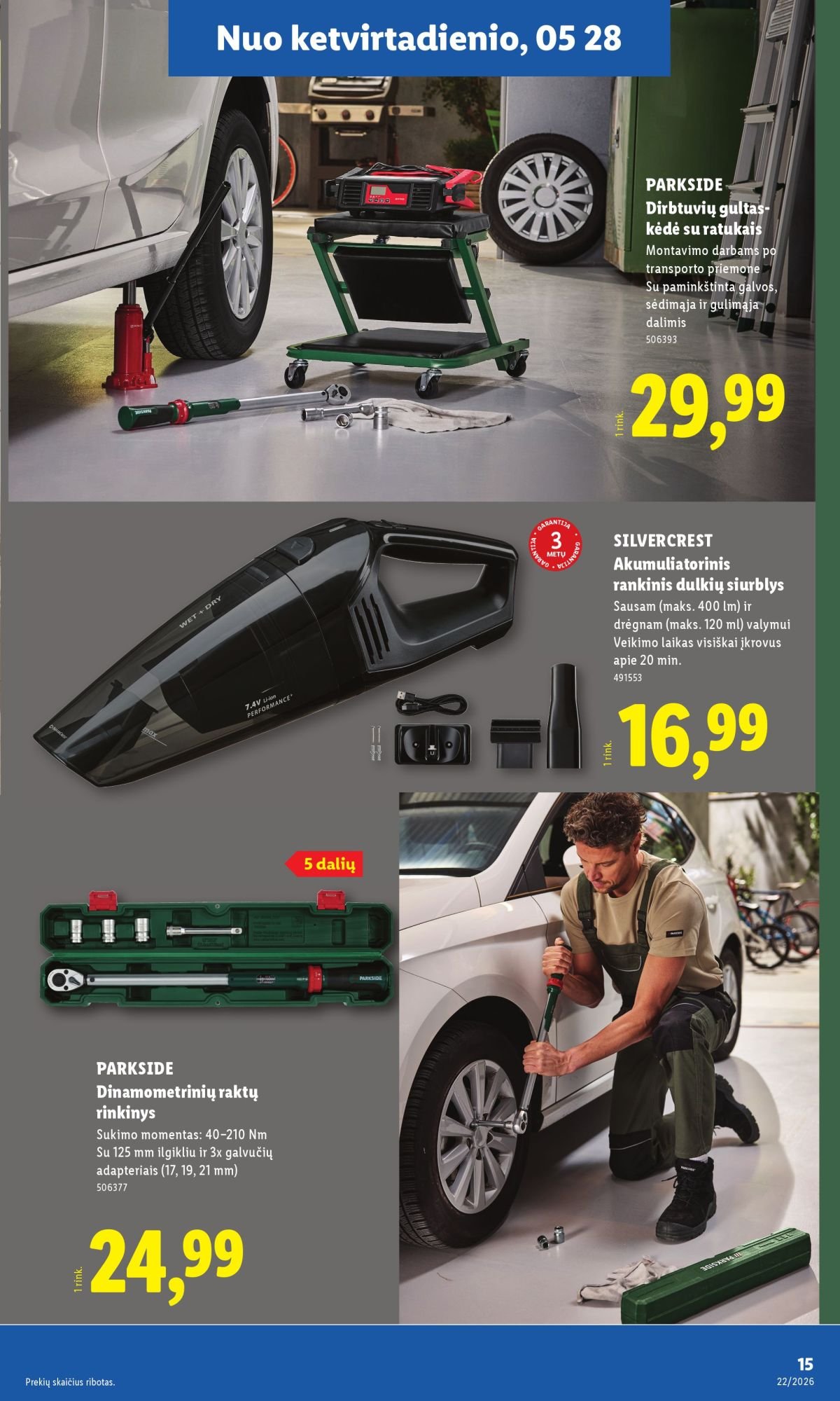 LIDL - Ne maisto prekių pasiūlymai (2026 05 25 - 2026 05 31)