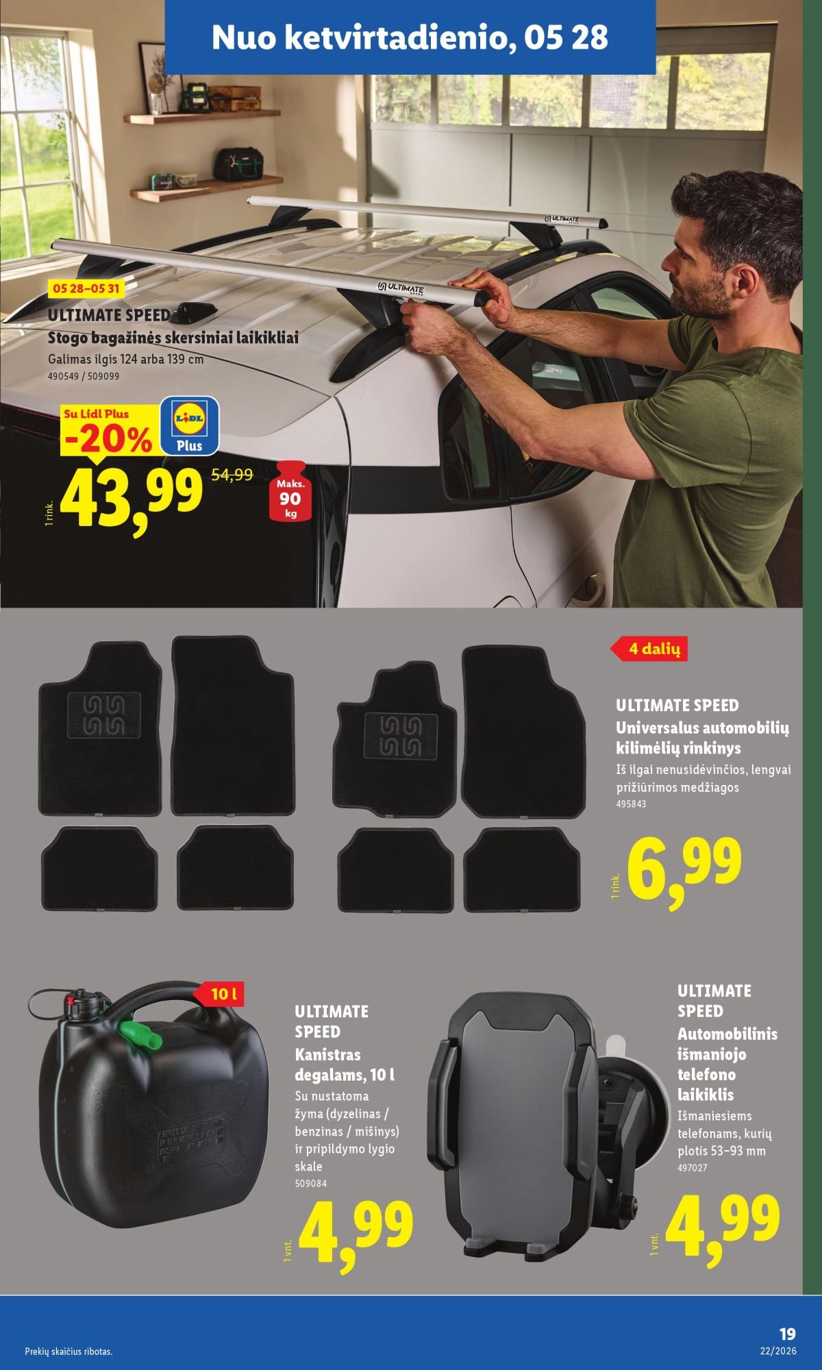 LIDL - Ne maisto prekių pasiūlymai (2026 05 25 - 2026 05 31)