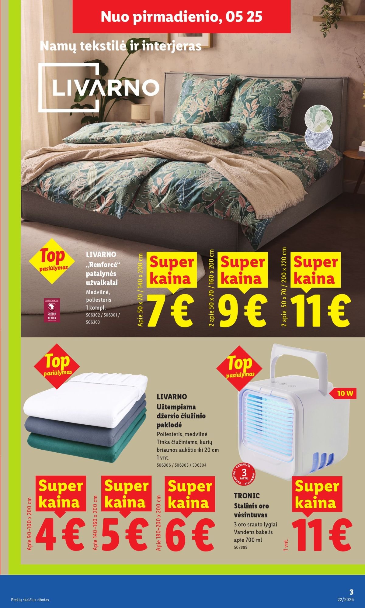 LIDL - Ne maisto prekių pasiūlymai (2026 05 25 - 2026 05 31)
