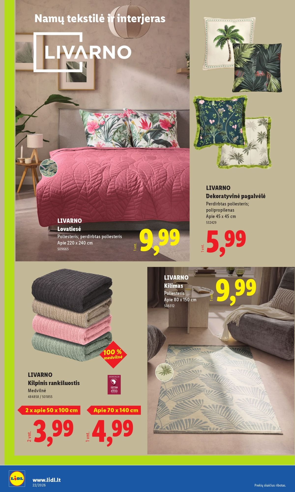 LIDL - Ne maisto prekių pasiūlymai (2026 05 25 - 2026 05 31)