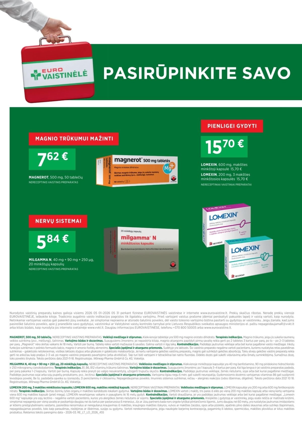 EUROVAISTINĖ (2026 05 01 - 2026 05 31)
