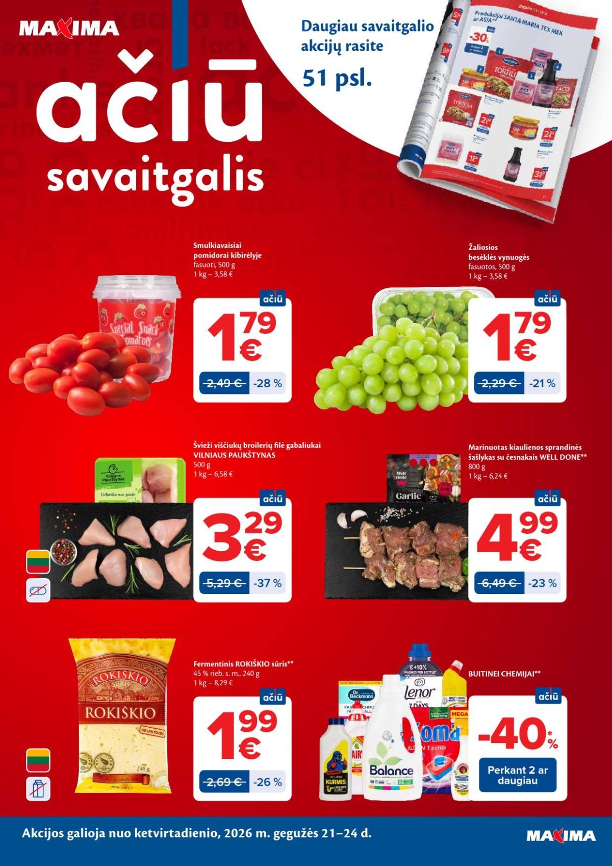 MAXIMA - Kaininis leidinys Nr.21 (2026 05 19 - 2026 05 25)