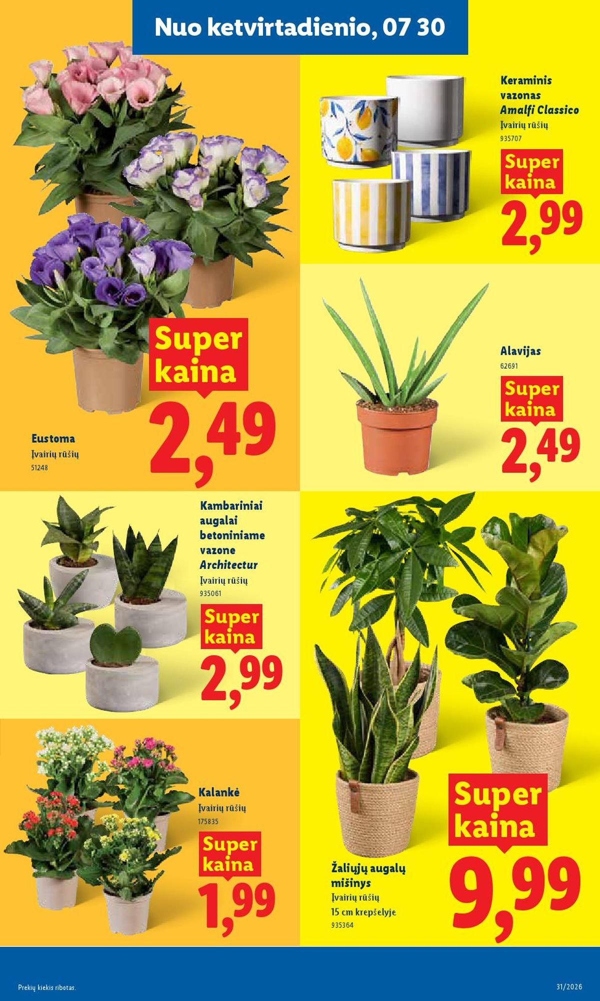LIDL - Maisto prekių pasiūlymai (2026 07 27 - 2026 08 02)