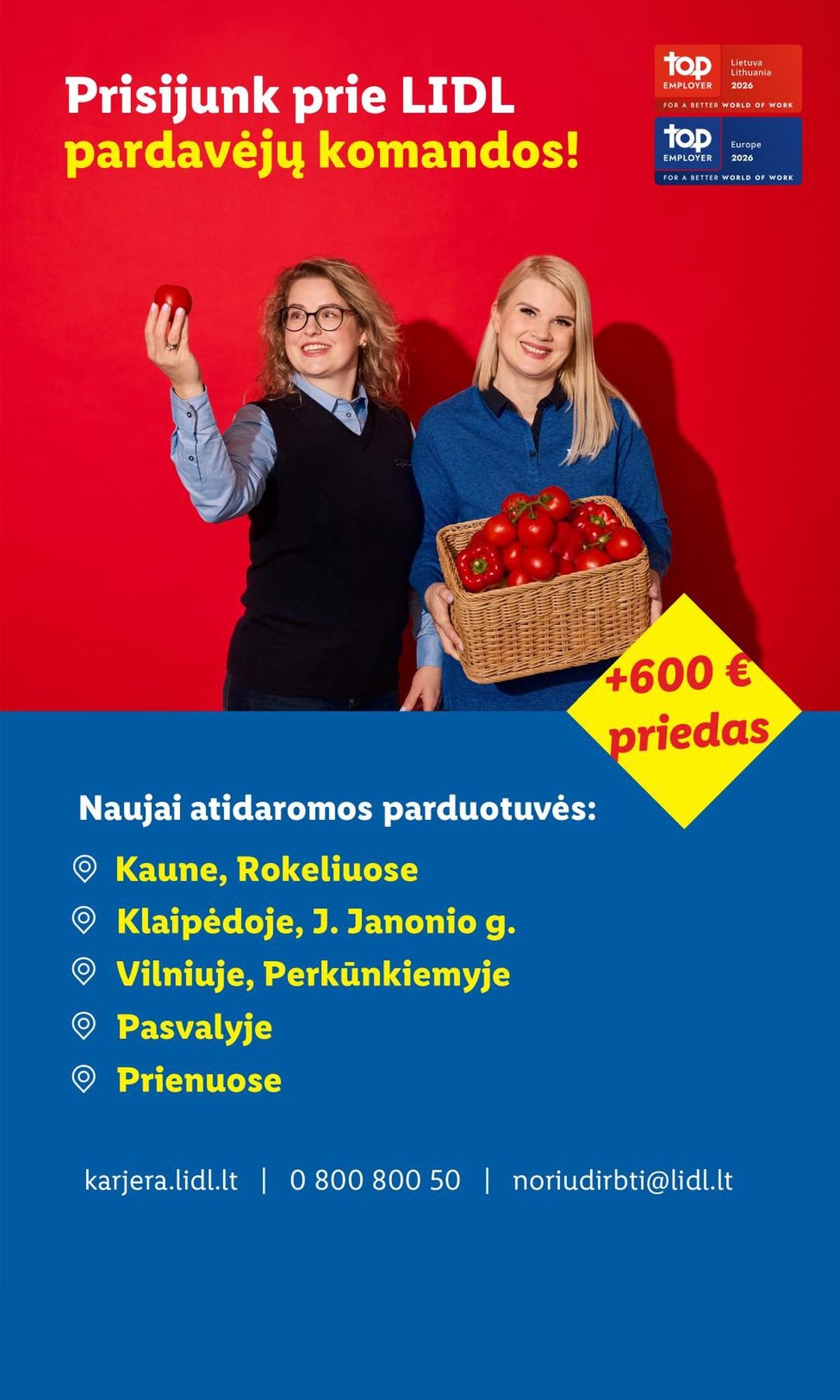 LIDL - Maisto prekių pasiūlymai (2026 07 27 - 2026 08 02)