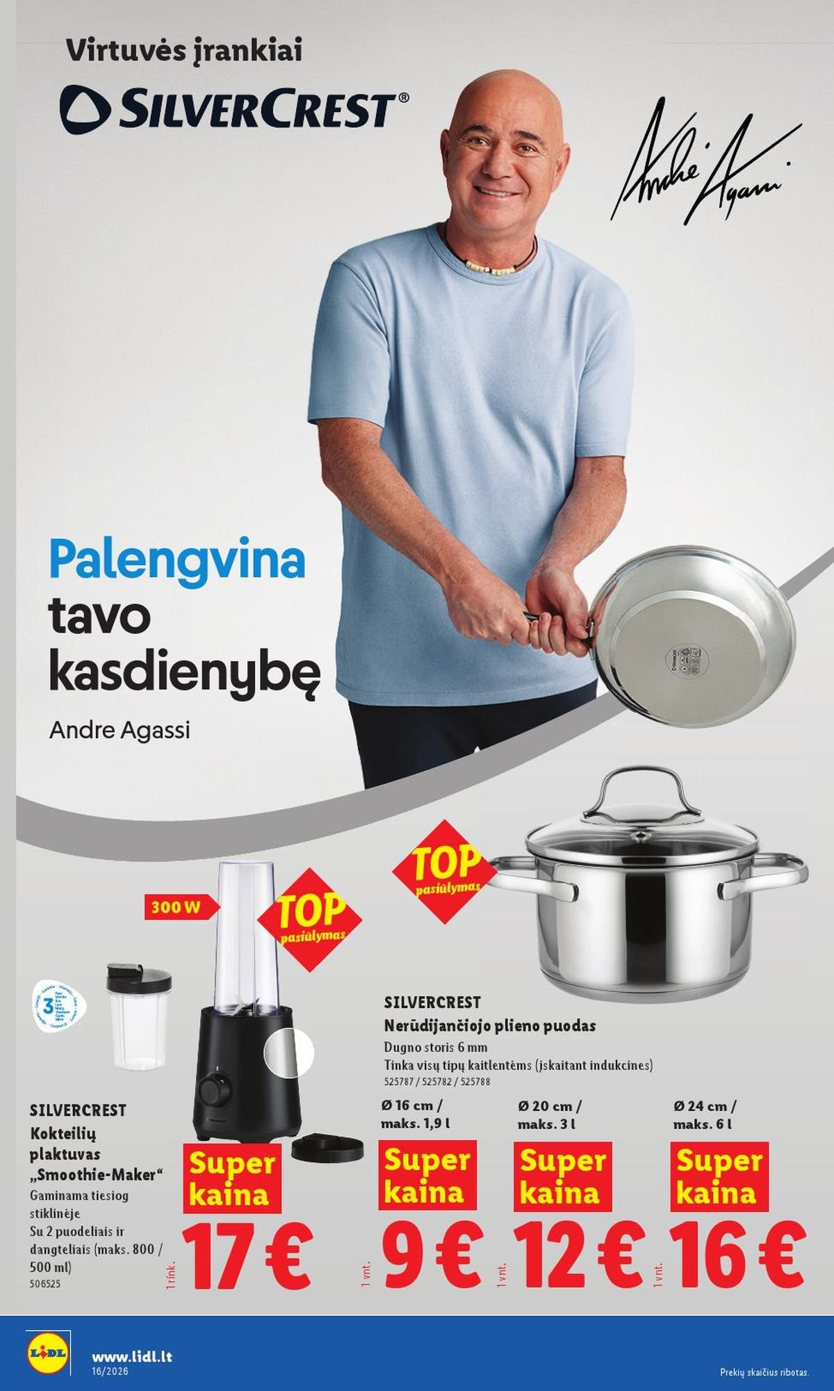 LIDL - Ne maisto prekių pasiūlymai (2026 04 13 - 2026 04 19)