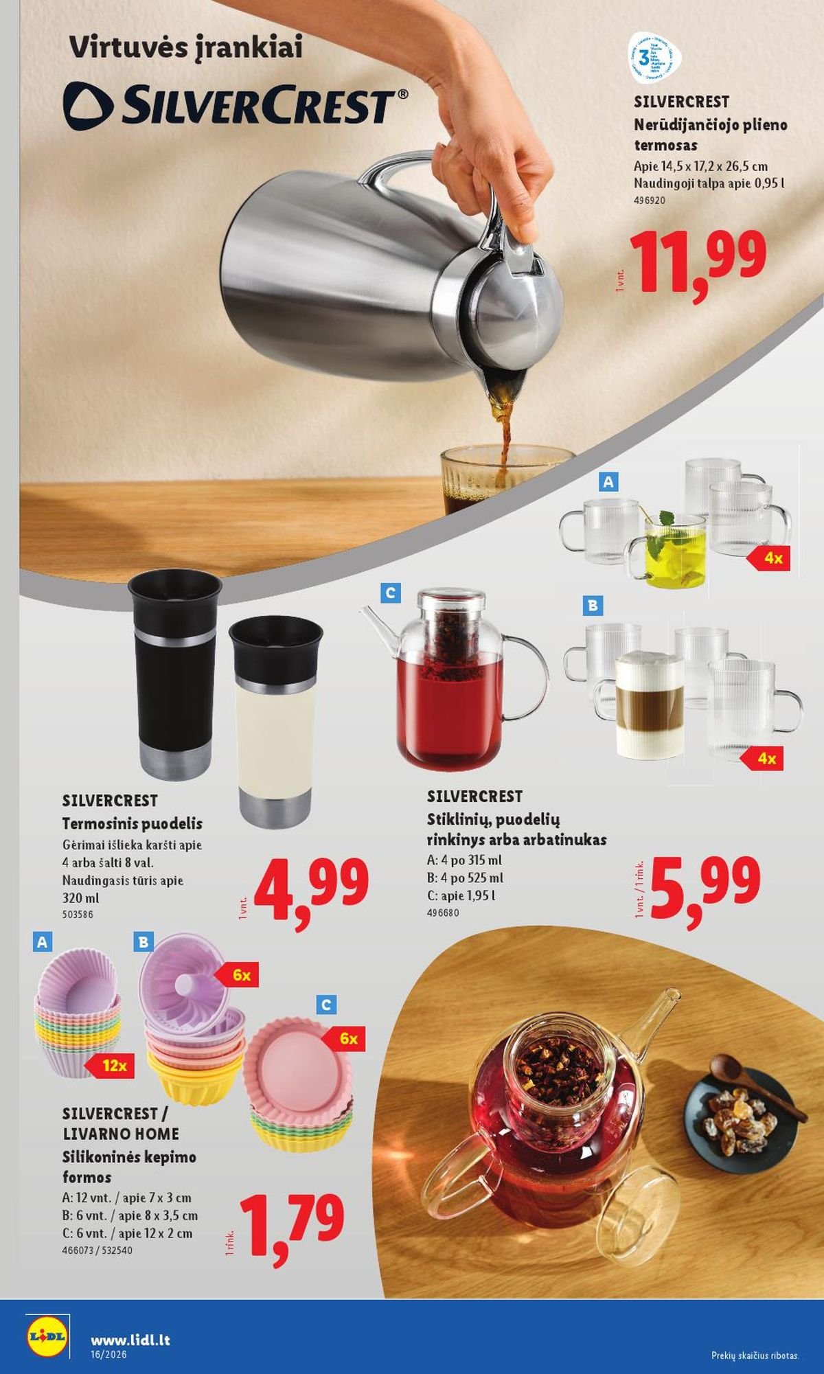 LIDL - Ne maisto prekių pasiūlymai (2026 04 13 - 2026 04 19)