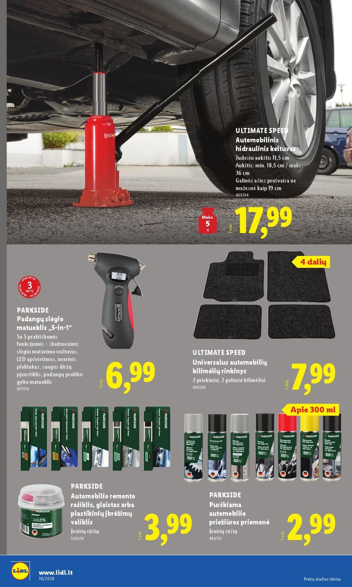 LIDL - Ne maisto prekių pasiūlymai (2026 04 13 - 2026 04 19)