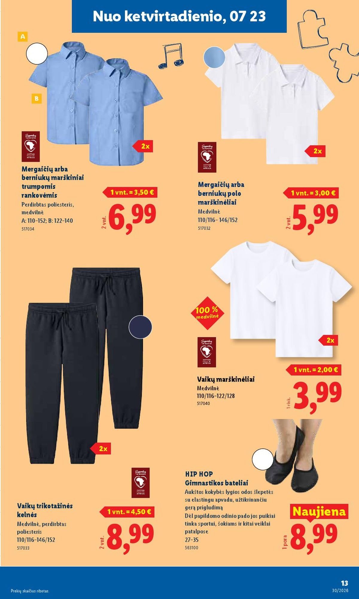 LIDL - Ne maisto prekių pasiūlymai (2026 07 20 - 2026 07 26)