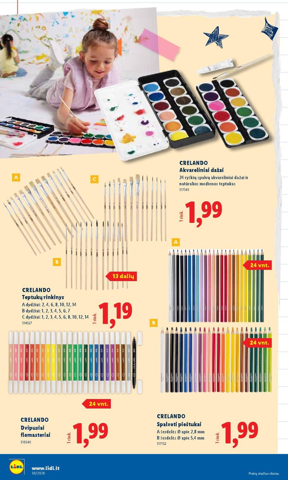 LIDL - Ne maisto prekių pasiūlymai (2026 07 20 - 2026 07 26)