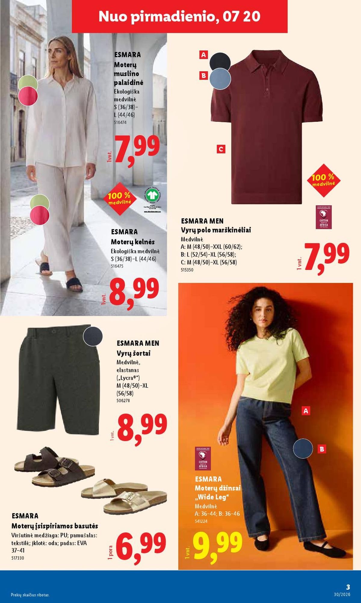LIDL - Ne maisto prekių pasiūlymai (2026 07 20 - 2026 07 26)