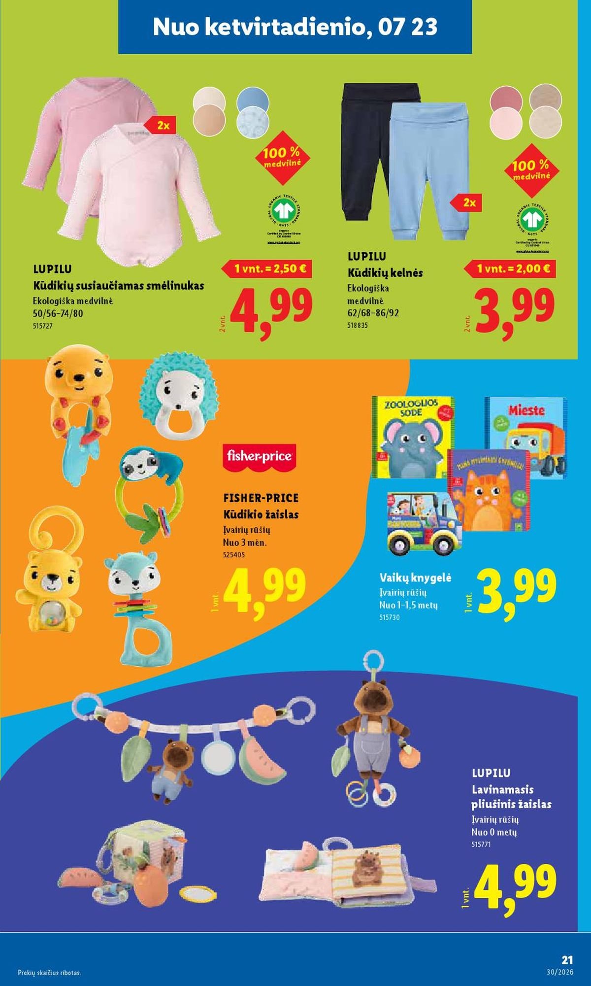 LIDL - Ne maisto prekių pasiūlymai (2026 07 20 - 2026 07 26)