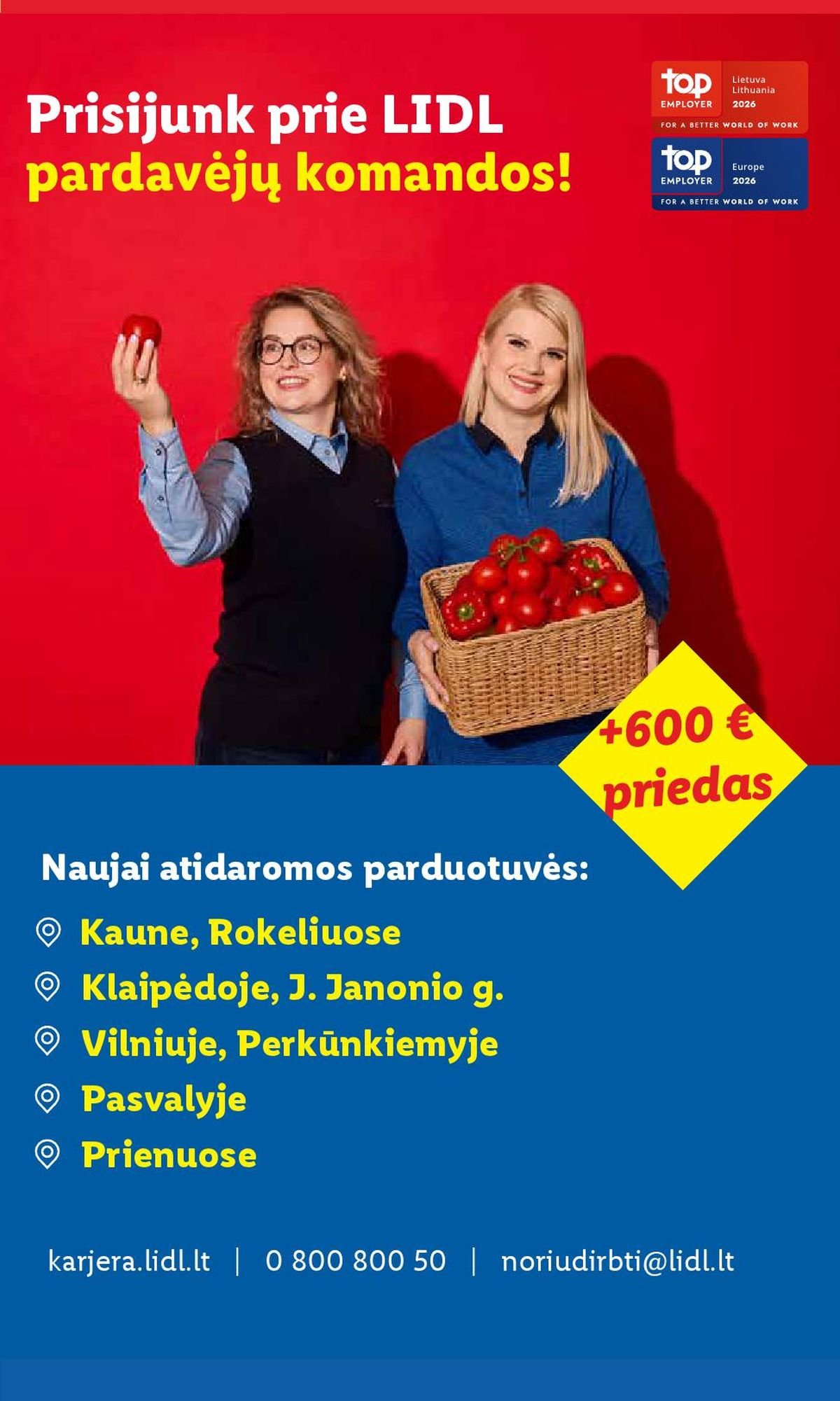 LIDL - Ne maisto prekių pasiūlymai (2026 07 20 - 2026 07 26)
