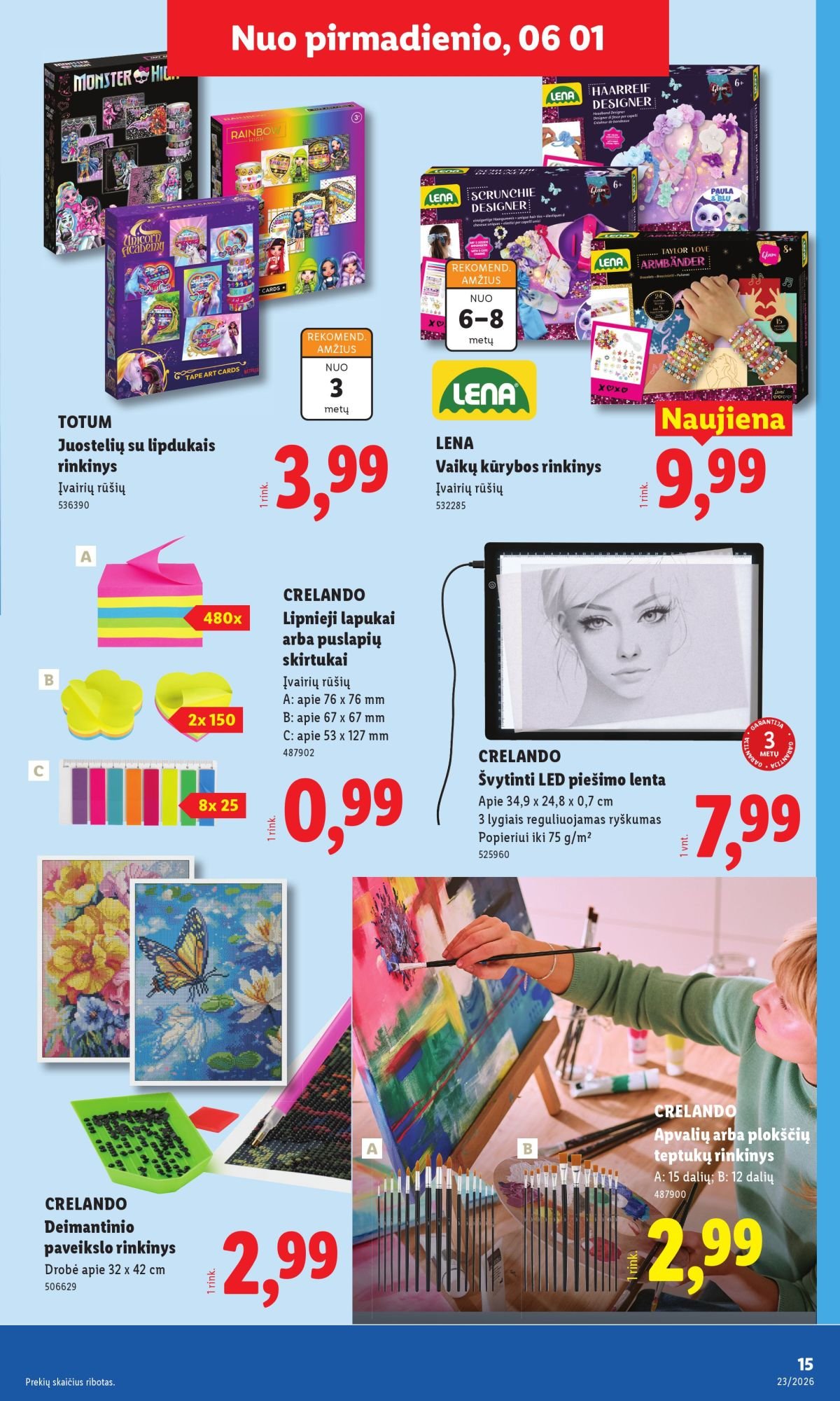 LIDL - Ne maisto prekių pasiūlymai (2026 06 01 - 2026 06 07)