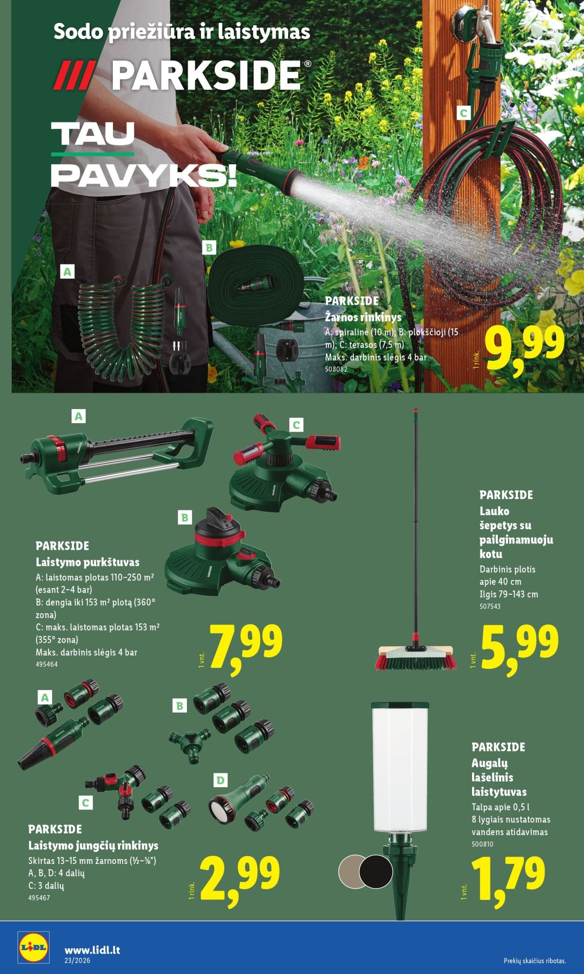 LIDL - Ne maisto prekių pasiūlymai (2026 06 01 - 2026 06 07)