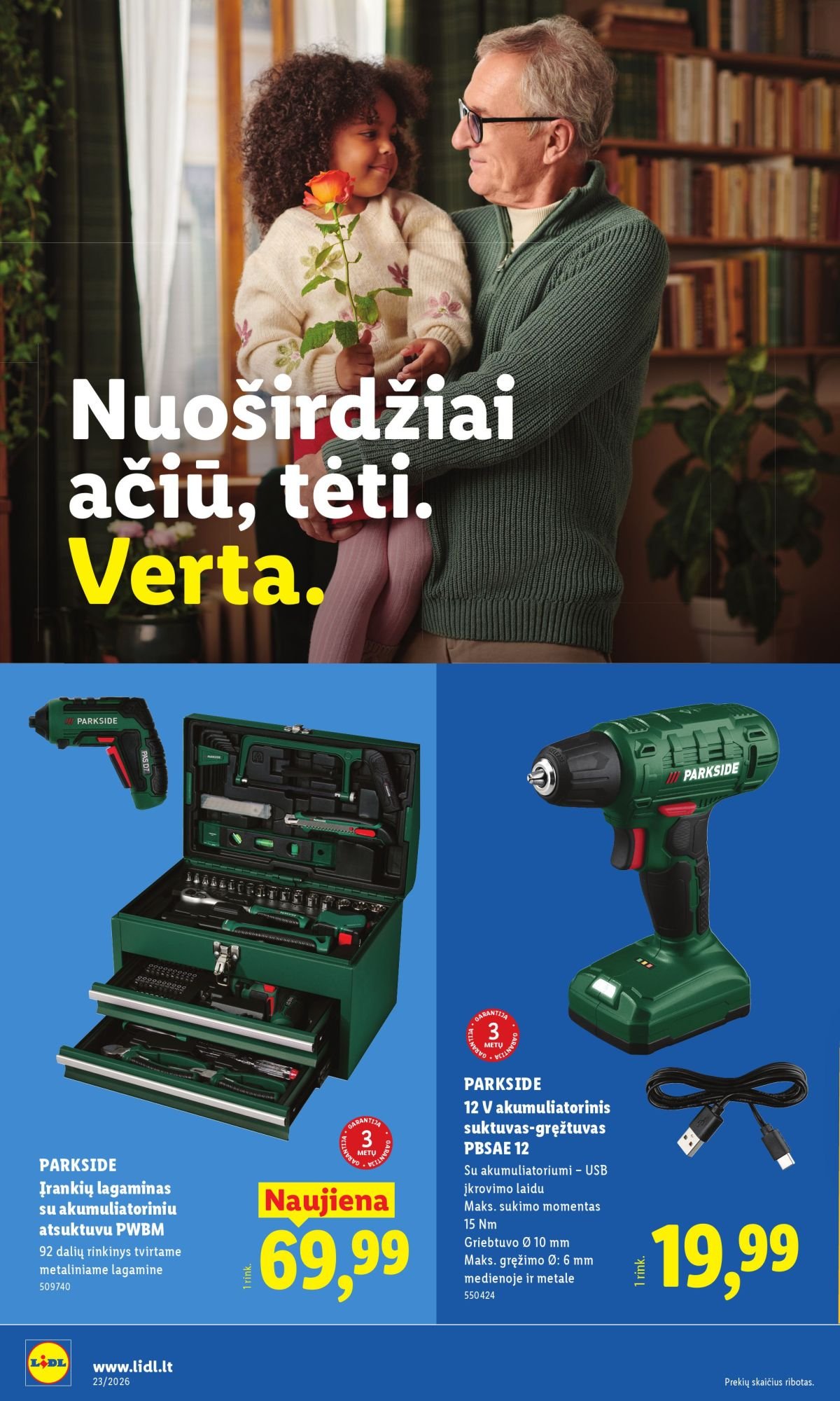 LIDL - Ne maisto prekių pasiūlymai (2026 06 01 - 2026 06 07)