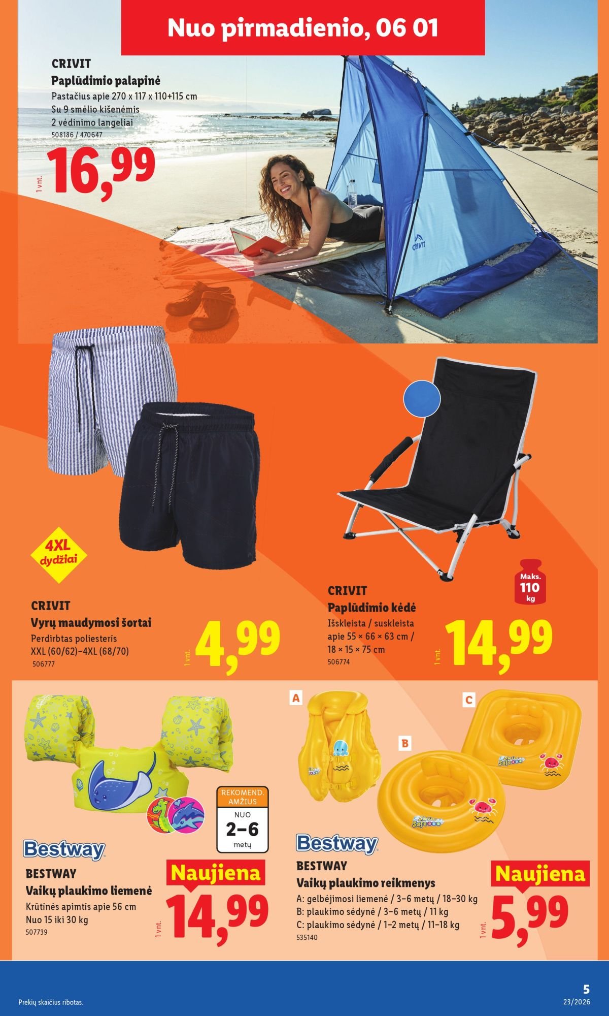 LIDL - Ne maisto prekių pasiūlymai (2026 06 01 - 2026 06 07)