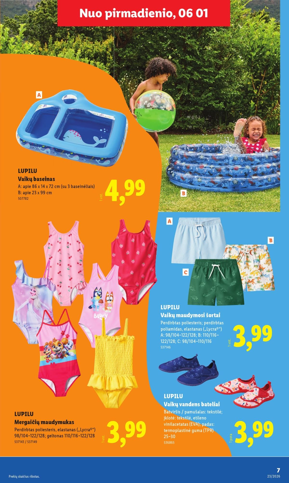 LIDL - Ne maisto prekių pasiūlymai (2026 06 01 - 2026 06 07)