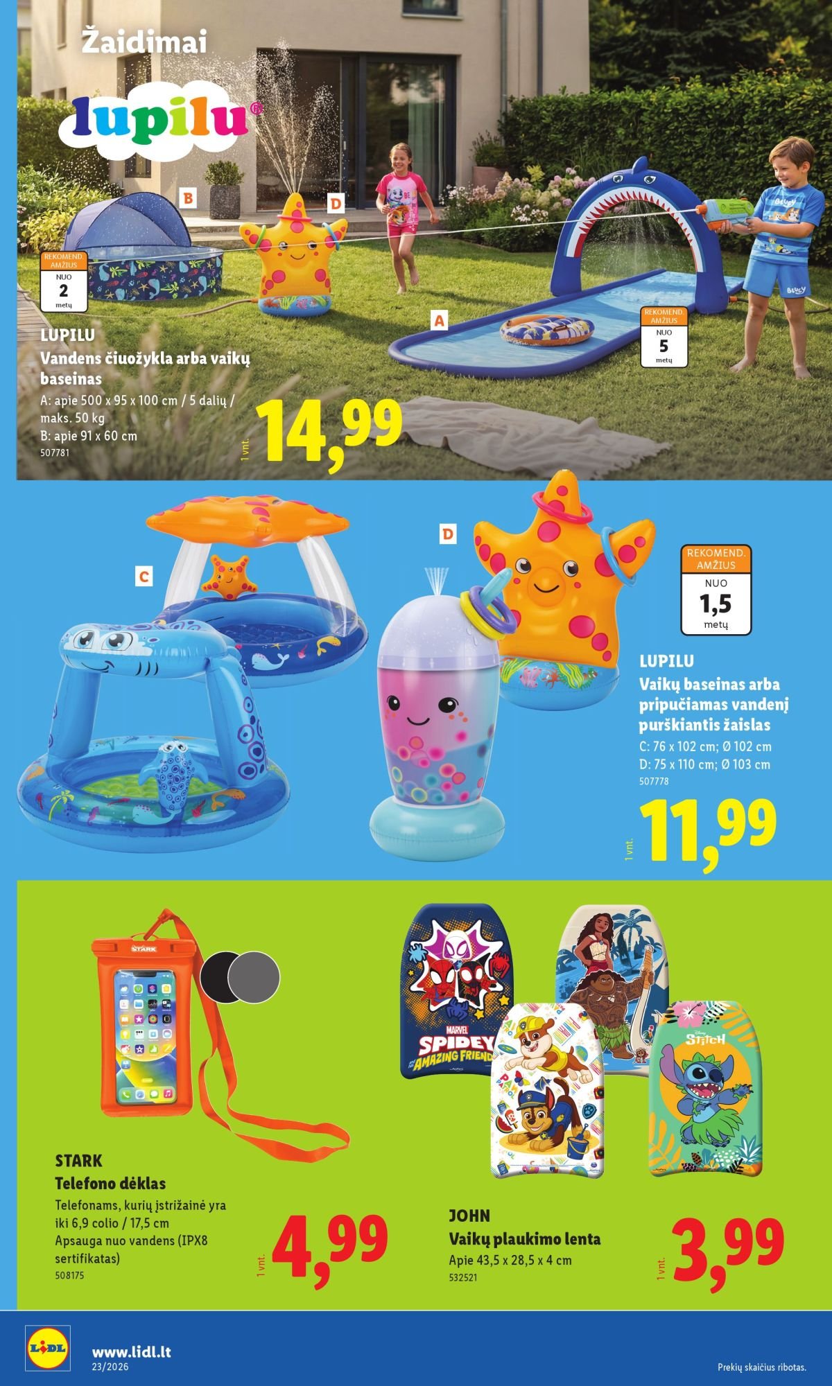 LIDL - Ne maisto prekių pasiūlymai (2026 06 01 - 2026 06 07)