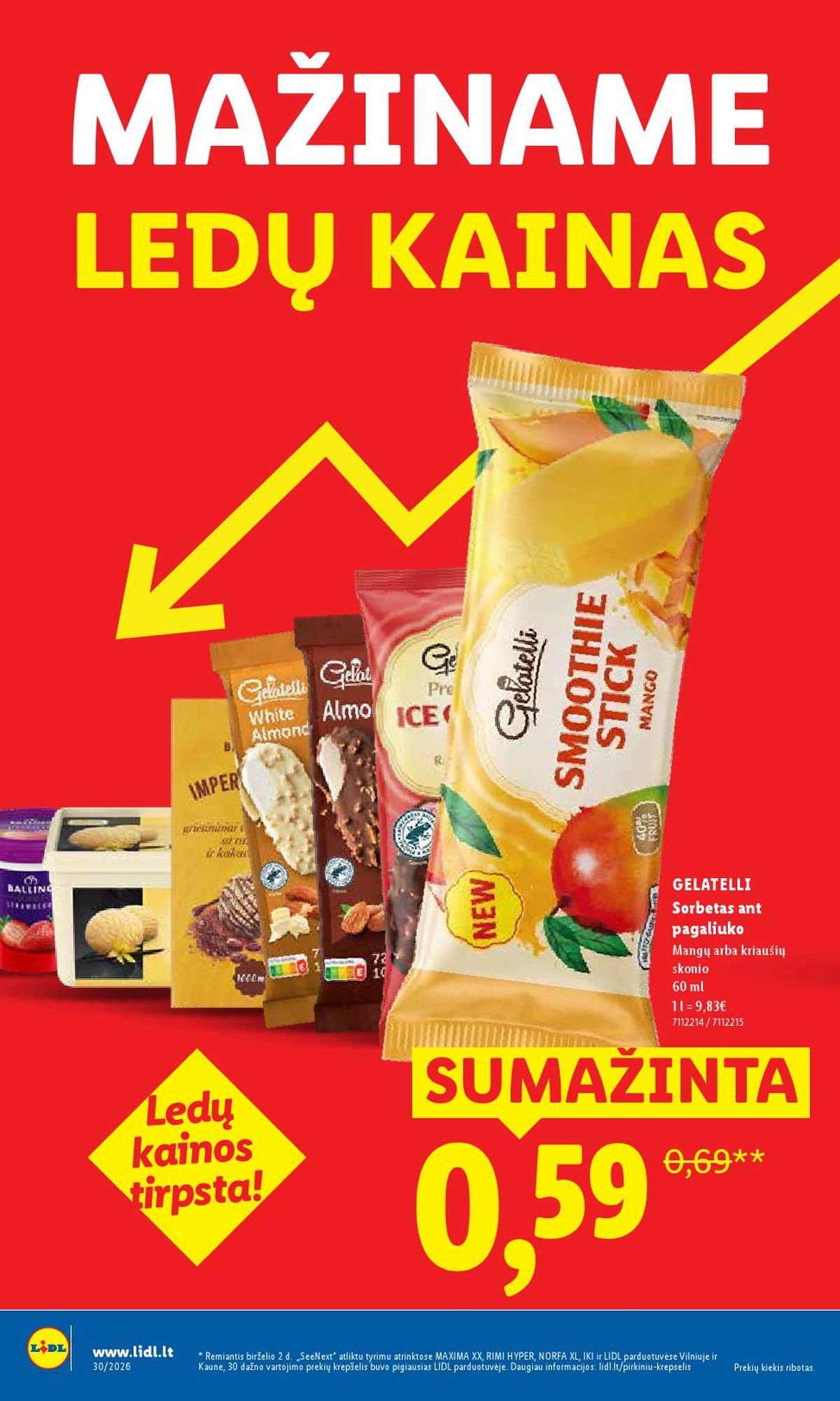LIDL - Maisto prekių pasiūlymai (2026 07 20 - 2026 07 26)