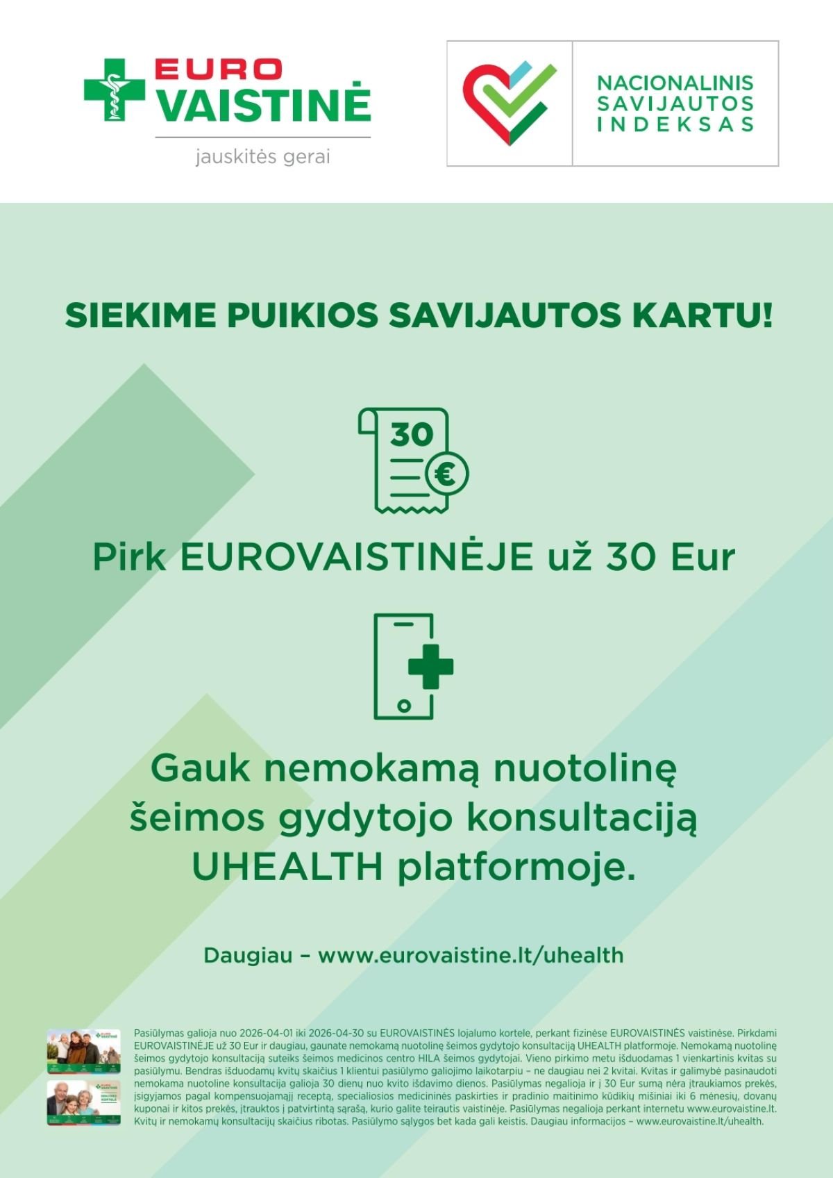 EUROVAISTINĖ (2026 04 01 - 2026 04 30)