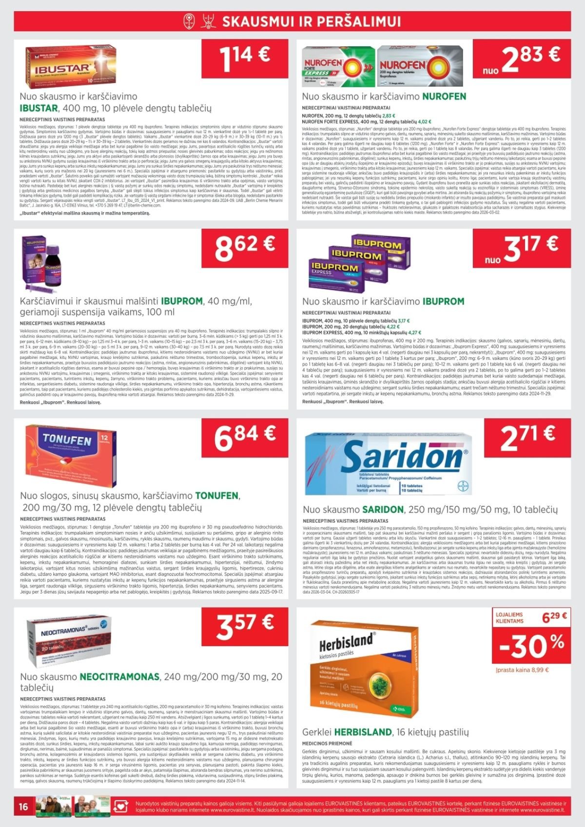 EUROVAISTINĖ (2026 04 01 - 2026 04 30)