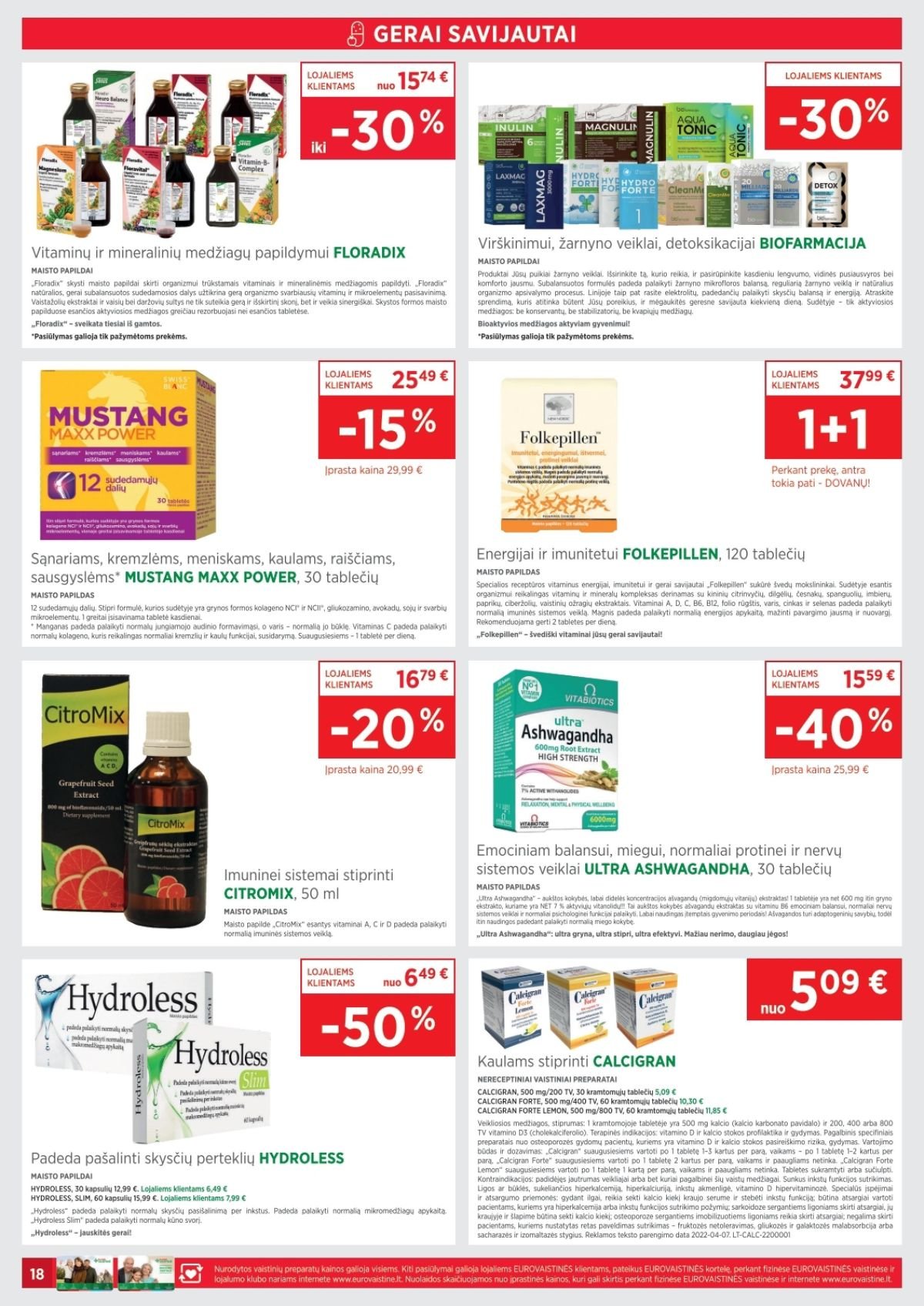 EUROVAISTINĖ (2026 04 01 - 2026 04 30)