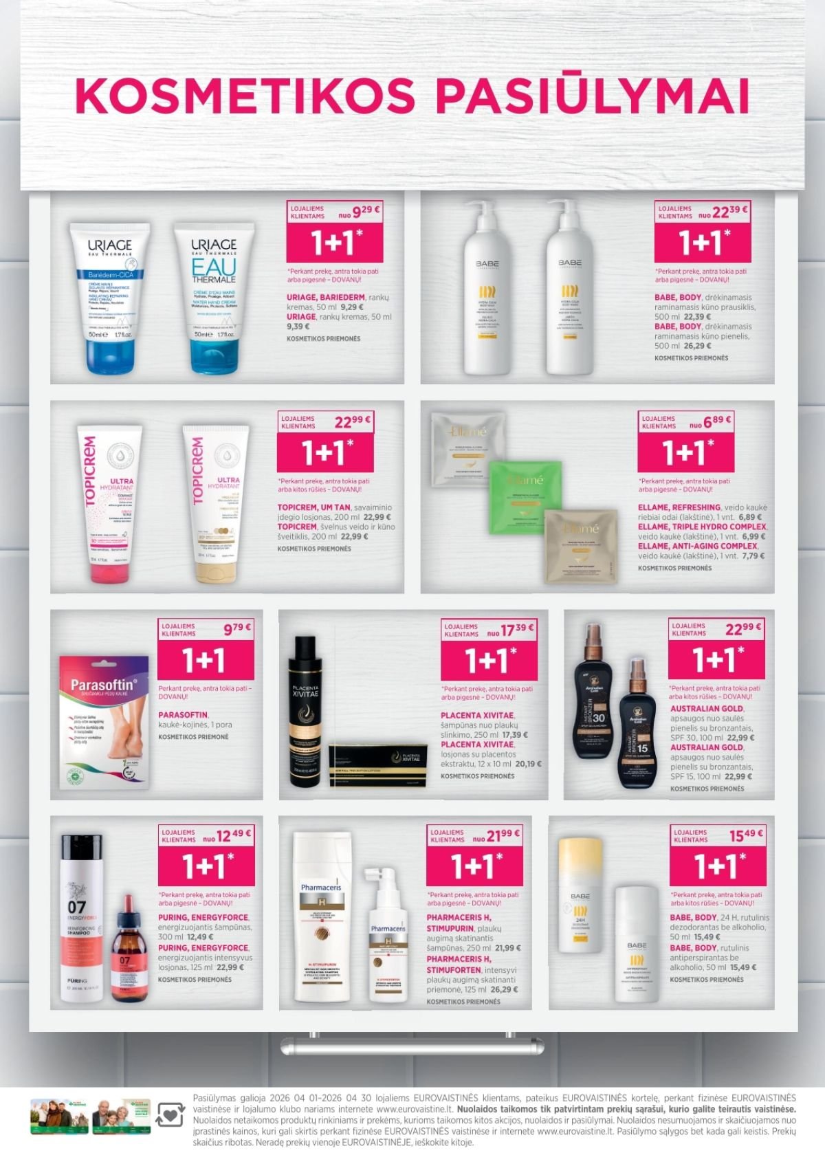 EUROVAISTINĖ (2026 04 01 - 2026 04 30)