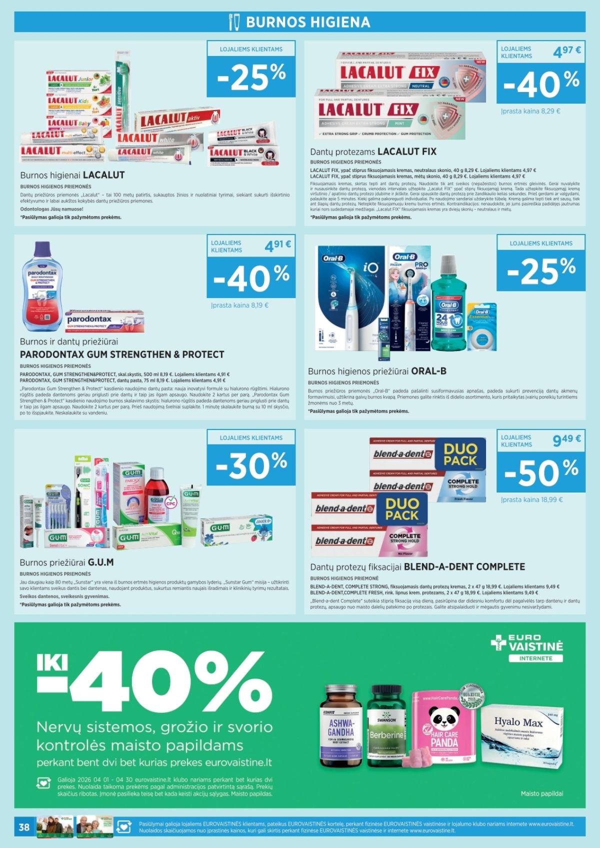 EUROVAISTINĖ (2026 04 01 - 2026 04 30)