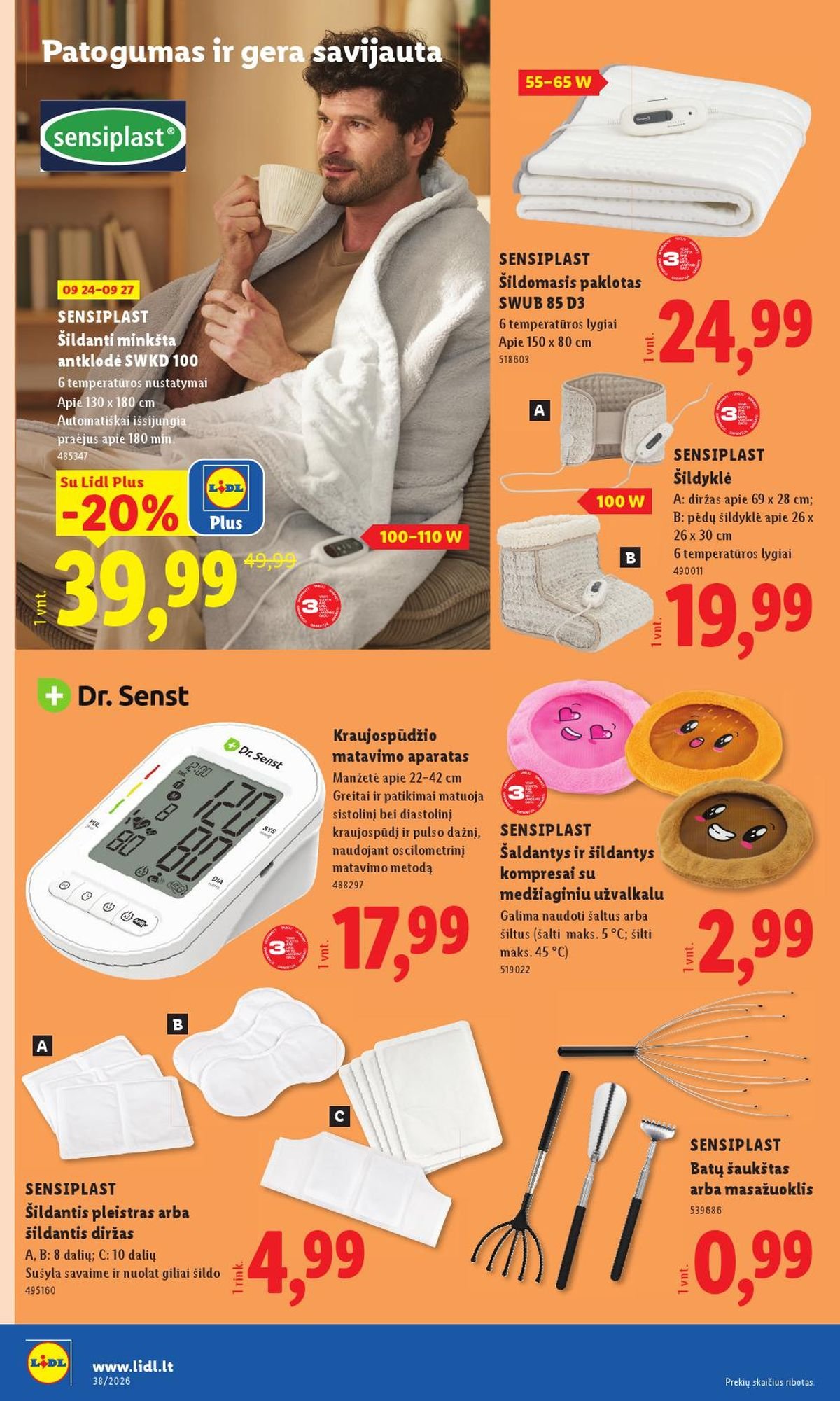 LIDL - Ne maisto prekių pasiūlymai (2026 09 21 - 2026 09 27)