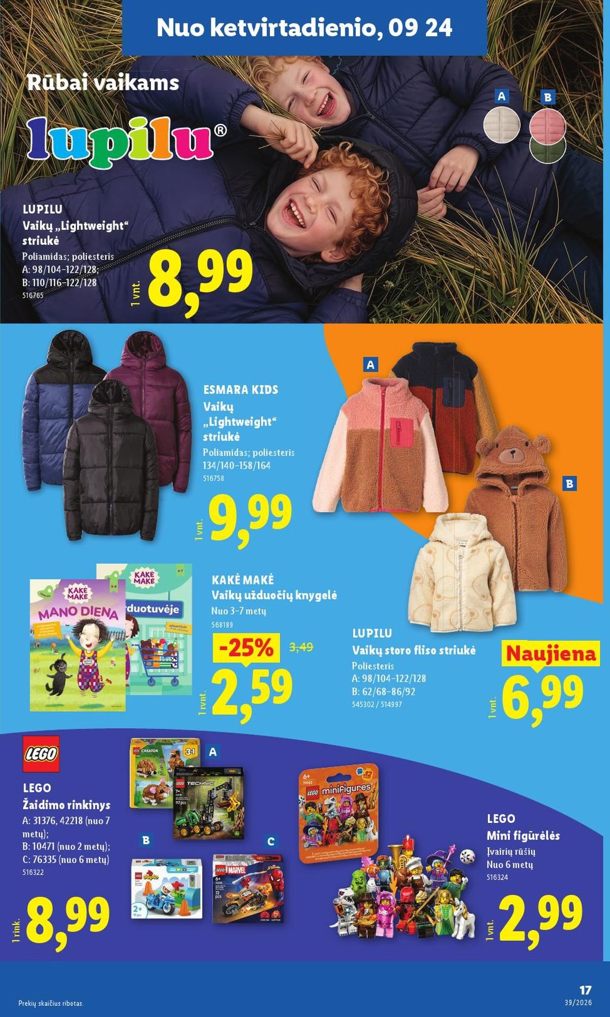 LIDL - Ne maisto prekių pasiūlymai (2026 09 21 - 2026 09 27)