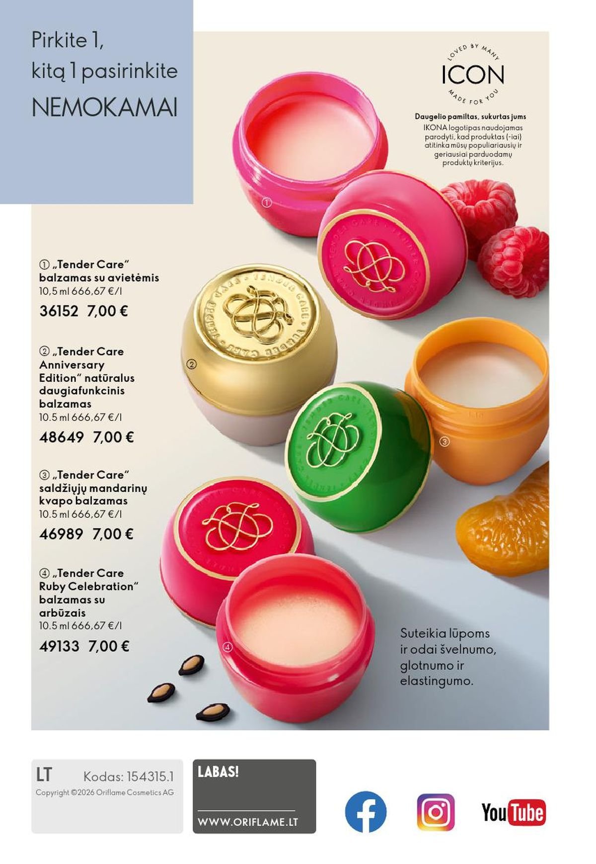 ORIFLAME - Katalogas (2026 06 03 - 2026 06 23)