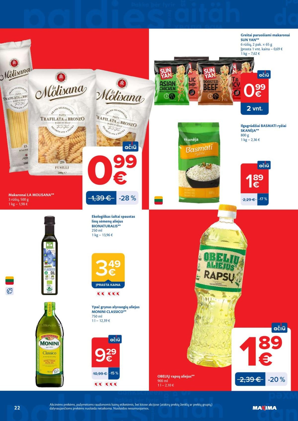 MAXIMA - Kaininis leidinys Nr.22 (2026 05 26 - 2026 06 01)