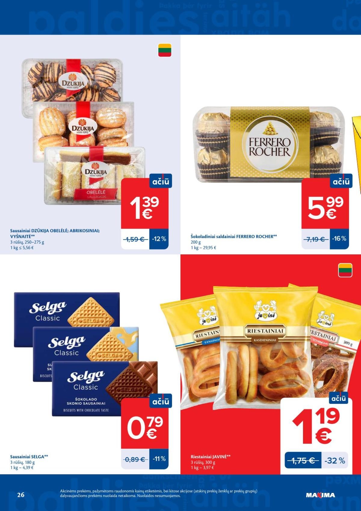 MAXIMA - Kaininis leidinys Nr.22 (2026 05 26 - 2026 06 01)