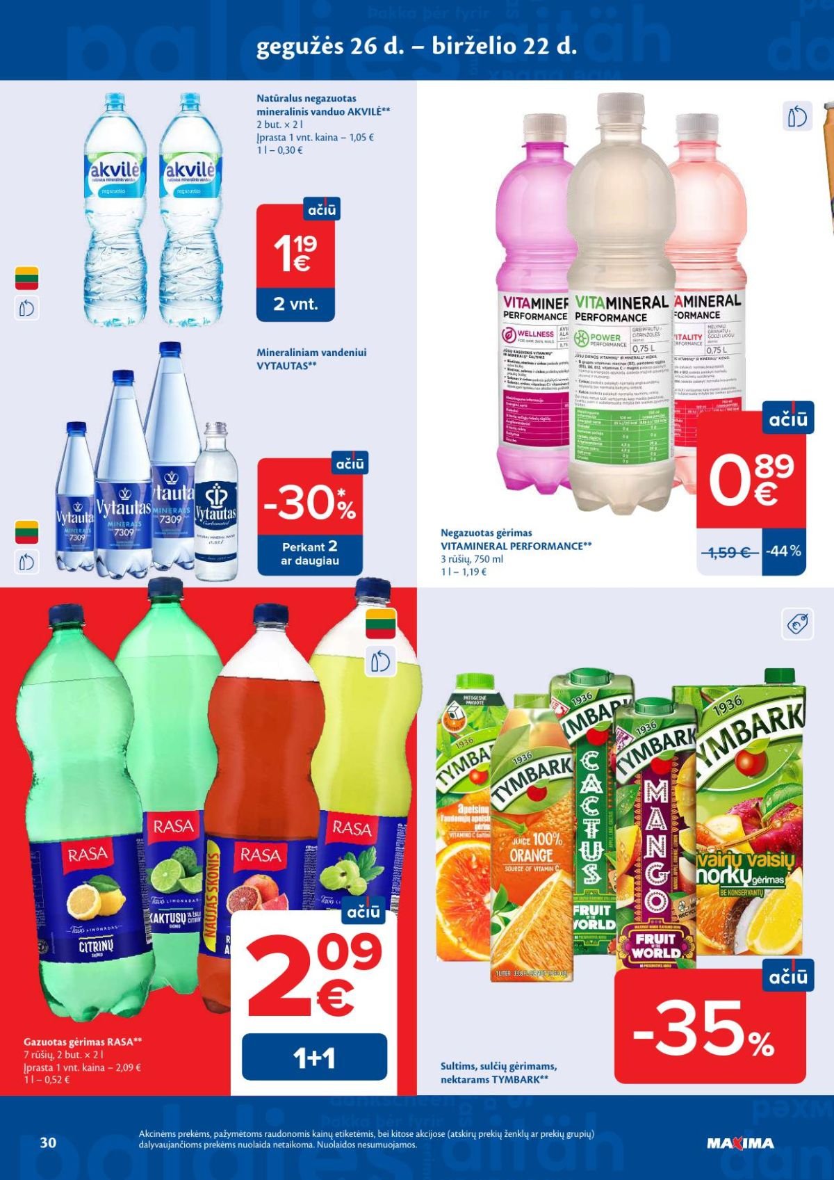 MAXIMA - Kaininis leidinys Nr.22 (2026 05 26 - 2026 06 01)