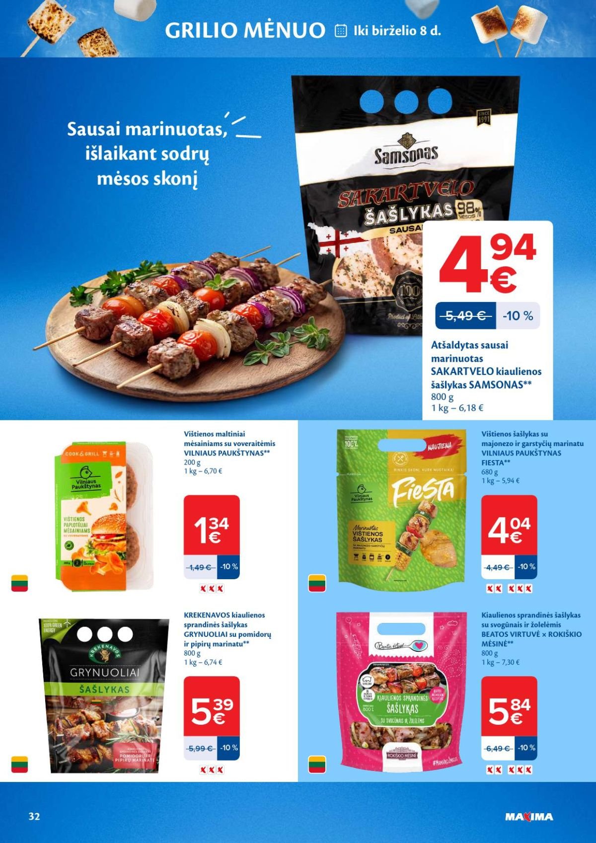 MAXIMA - Kaininis leidinys Nr.22 (2026 05 26 - 2026 06 01)