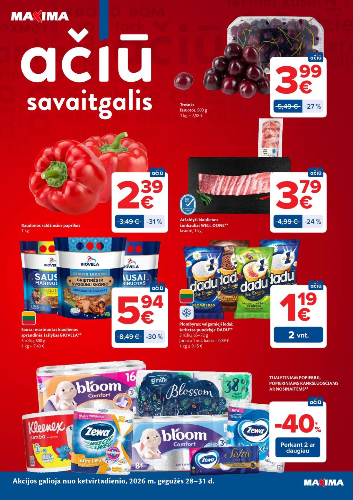 MAXIMA - Kaininis leidinys Nr.22 (2026 05 26 - 2026 06 01)