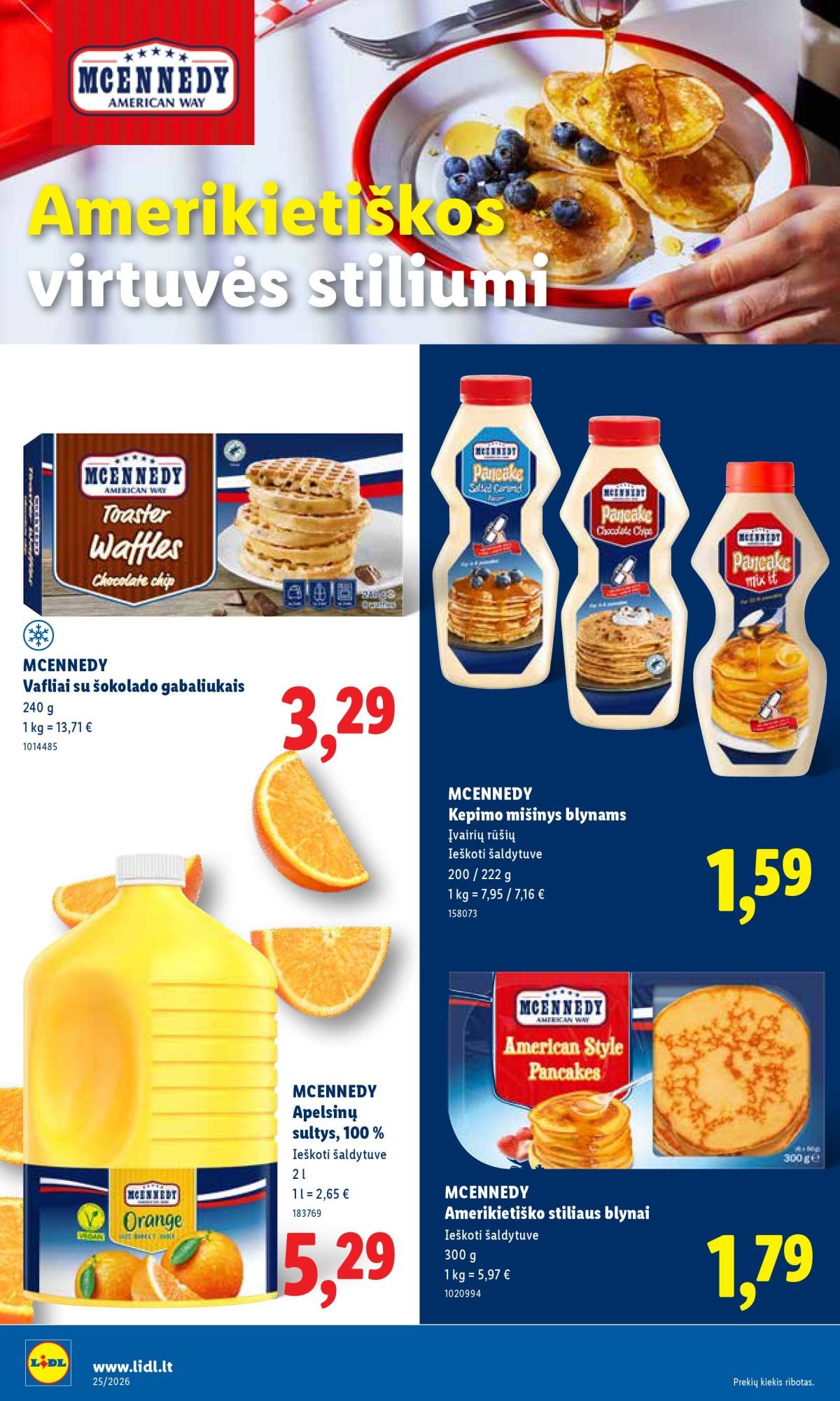 LIDL - Maisto prekių pasiūlymai (2026 06 15 - 2026 06 21)