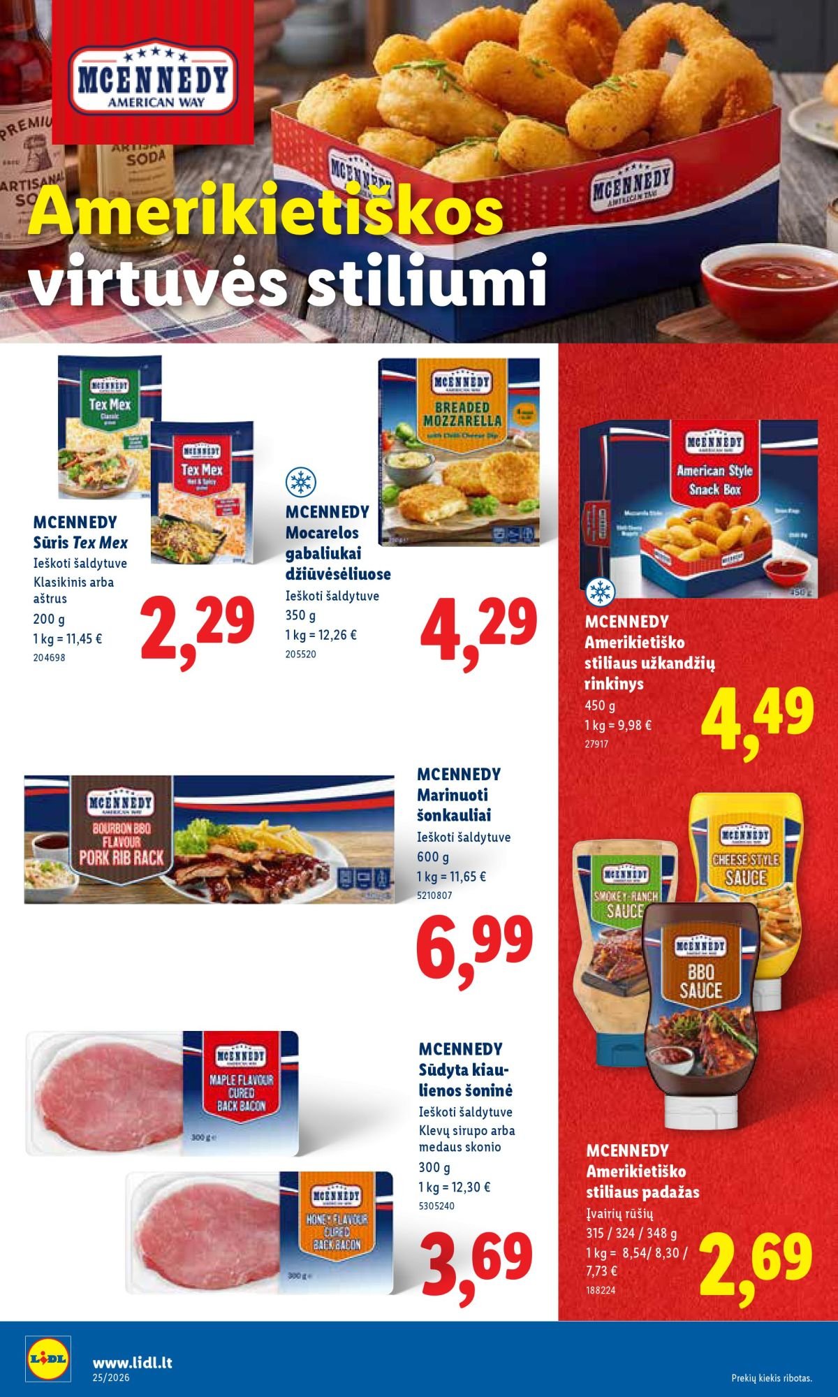 LIDL - Maisto prekių pasiūlymai (2026 06 15 - 2026 06 21)